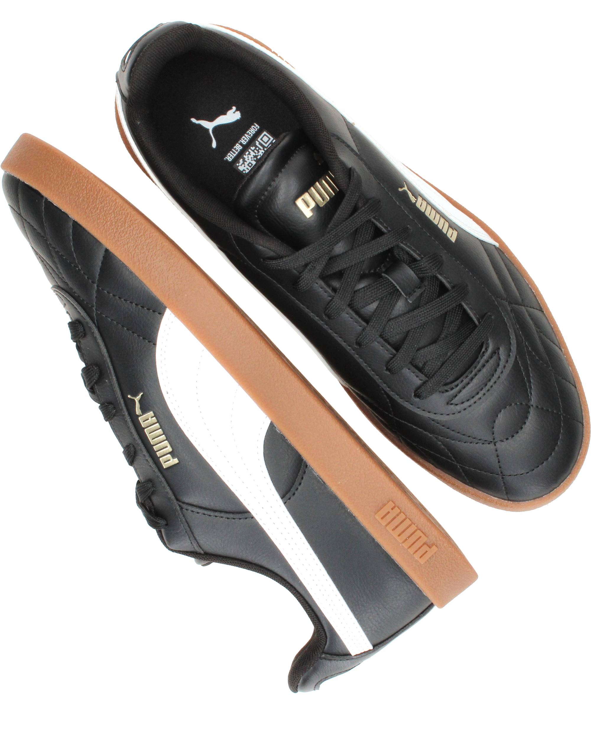Puma Club II Indoor Sneakers Heren Zwart, sneaker voor heren – foto 4