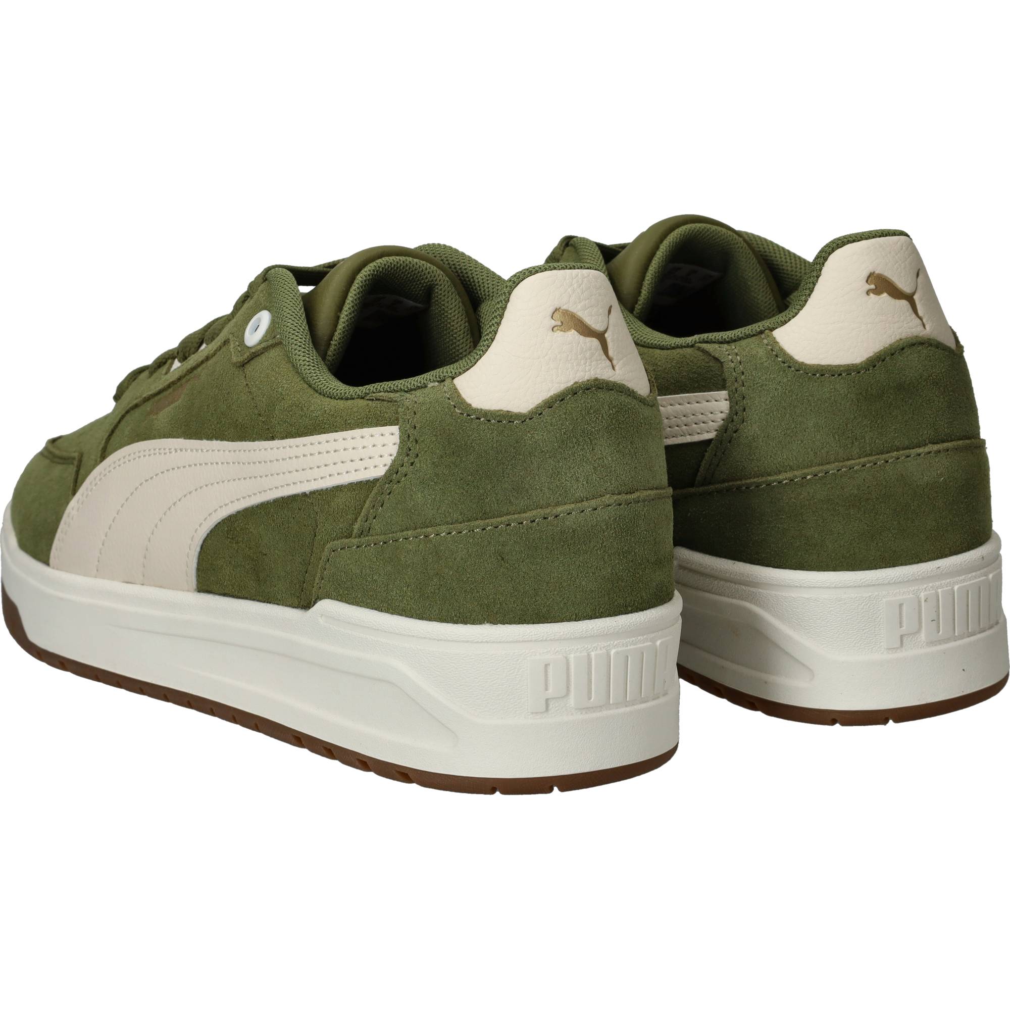 Puma Shuffle Downtown SD Sneakers Heren Groen, sneaker voor heren – foto 3