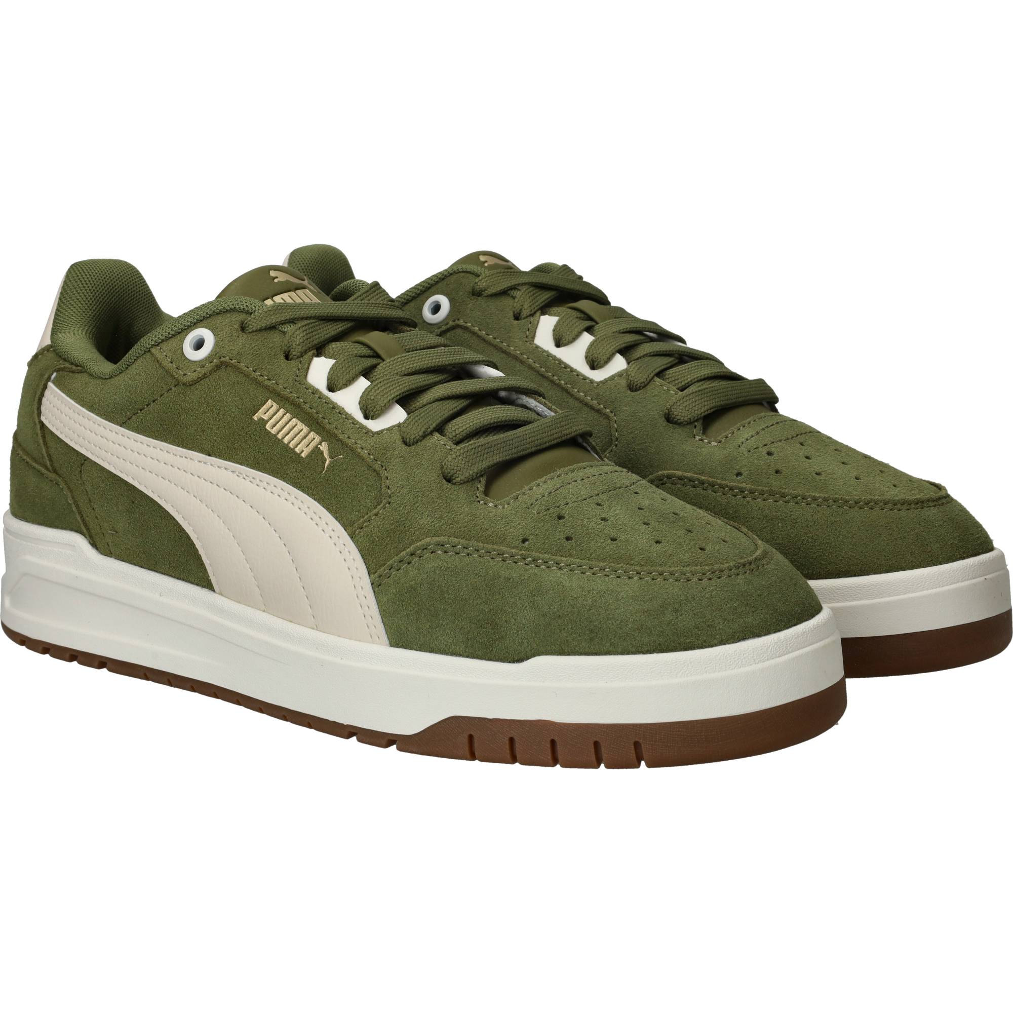 Puma Shuffle Downtown SD Sneakers Heren Groen, sneaker voor heren – foto 2