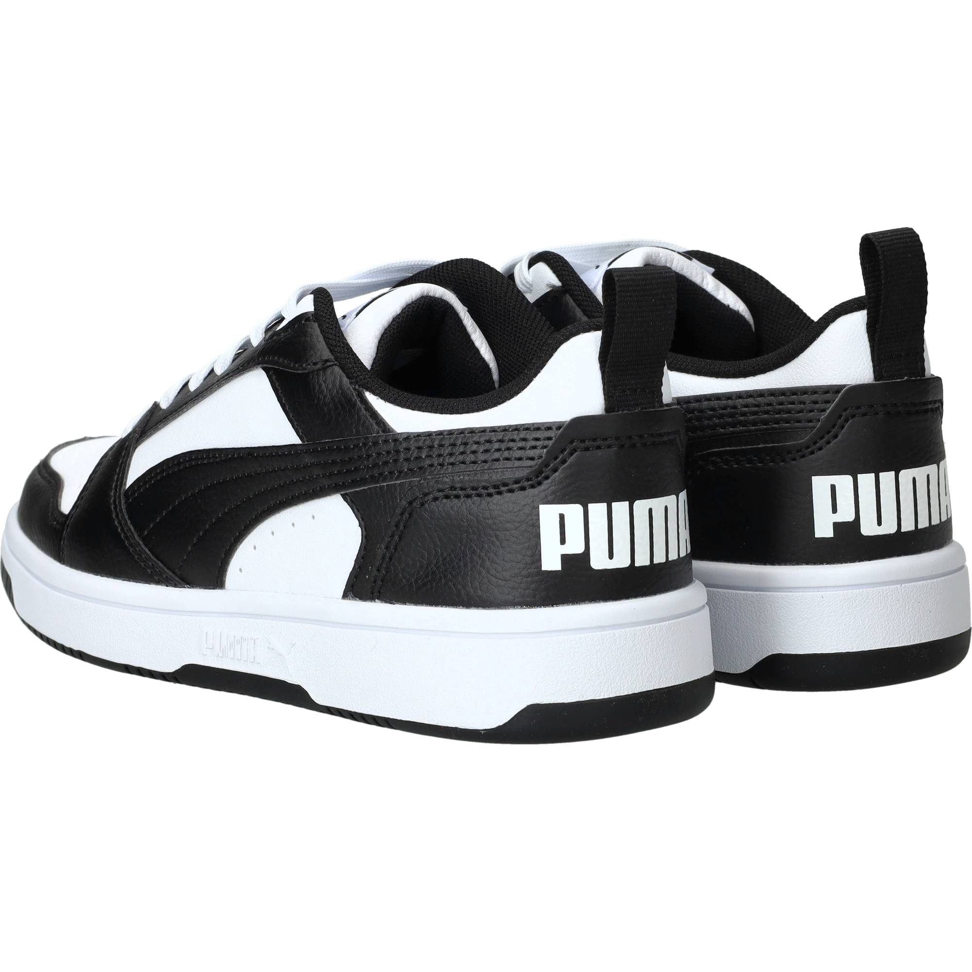 Puma Rebound V6 Lo Sneakers Jongens Zwart, sneaker voor jongens – foto 7
