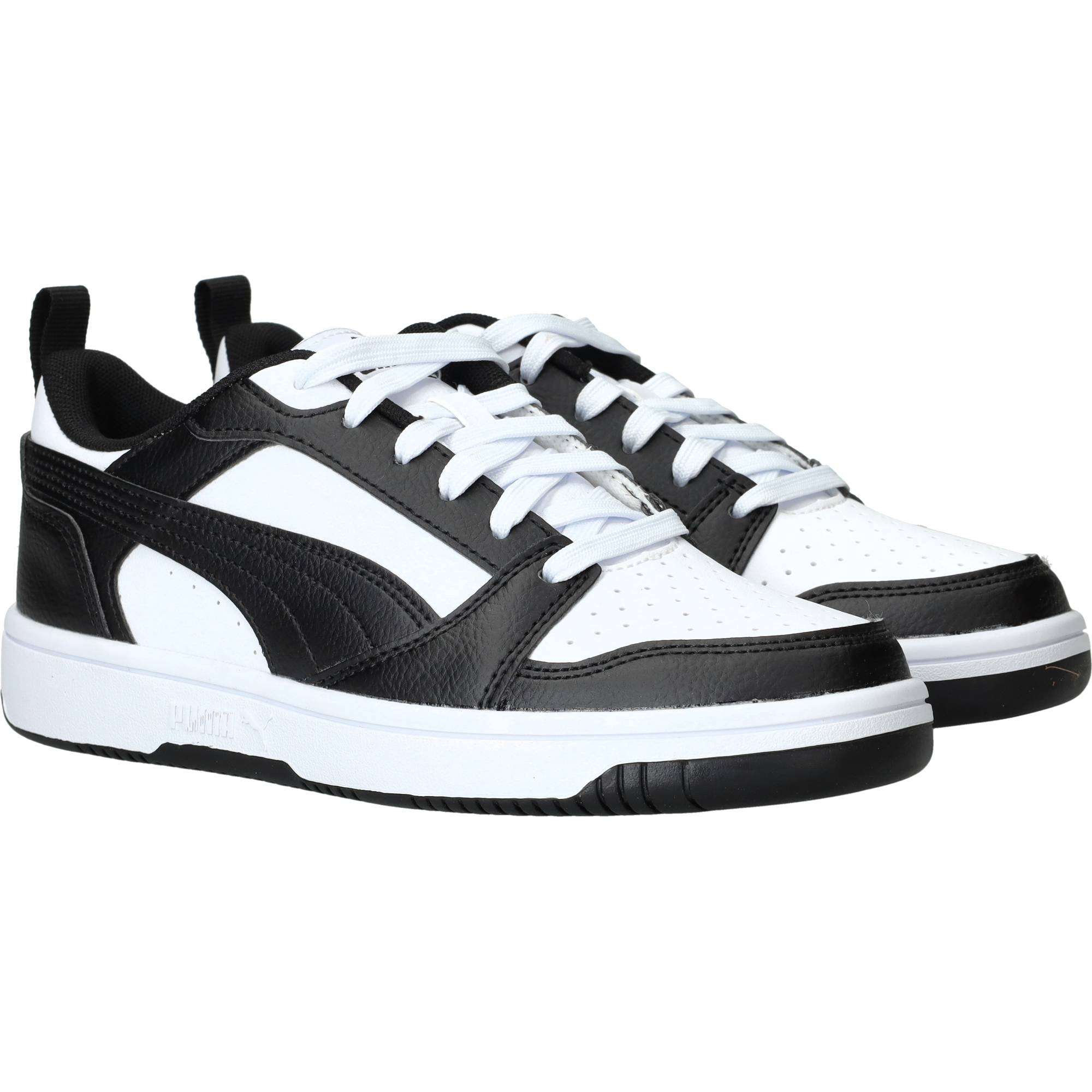 Puma Rebound V6 Lo Sneakers Jongens Zwart, sneaker voor jongens – foto 6