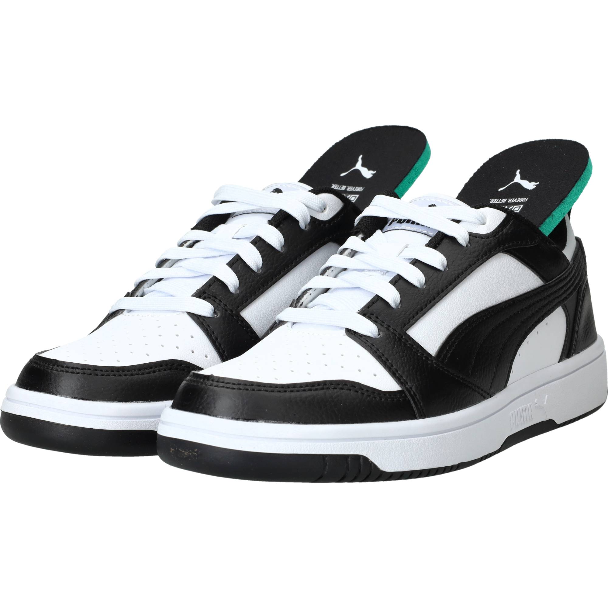 Puma Rebound V6 Lo Sneakers Jongens Zwart – foto 5 van 6