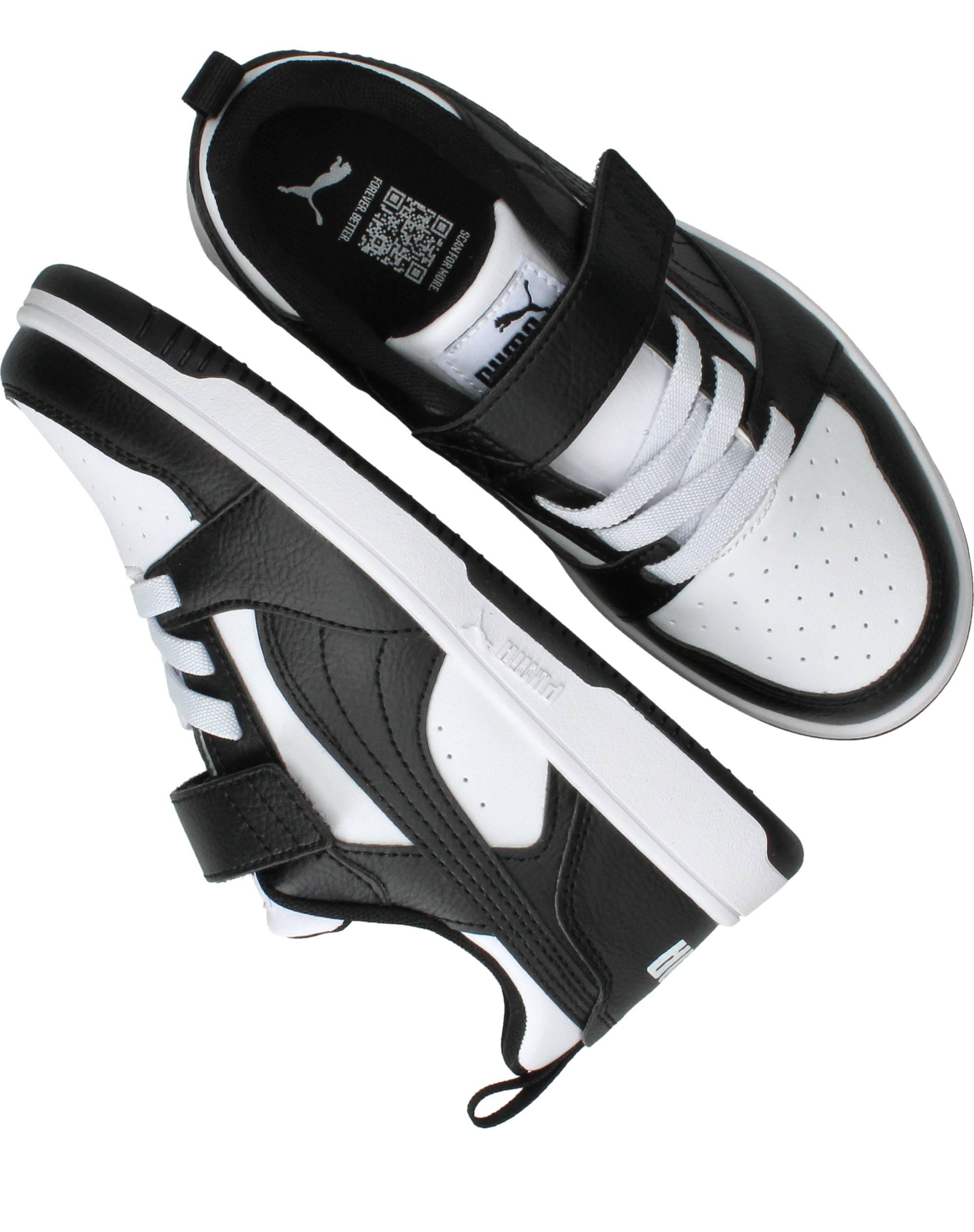 Puma Rebound V6 Lo Sneakers Jongens Zwart – foto 3