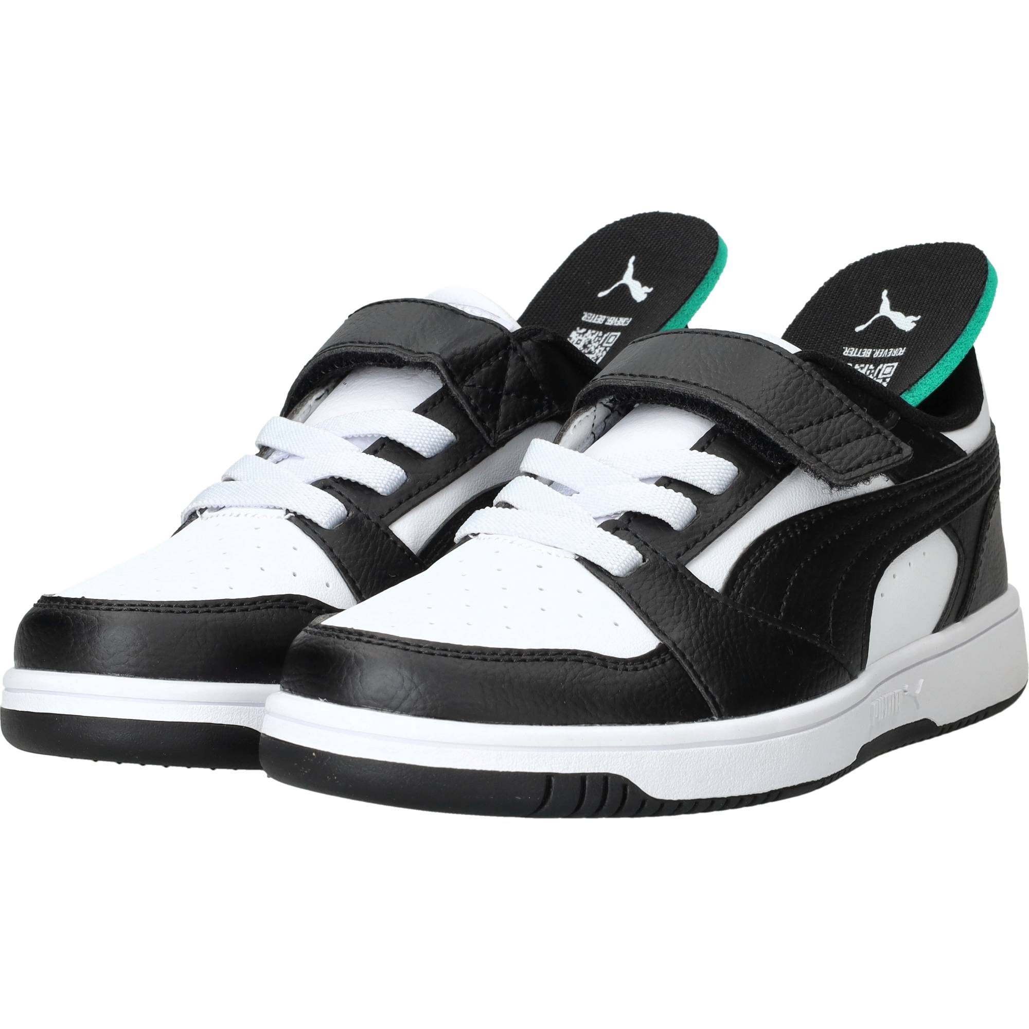 Puma Rebound V6 Lo Sneakers Jongens Zwart – foto 4