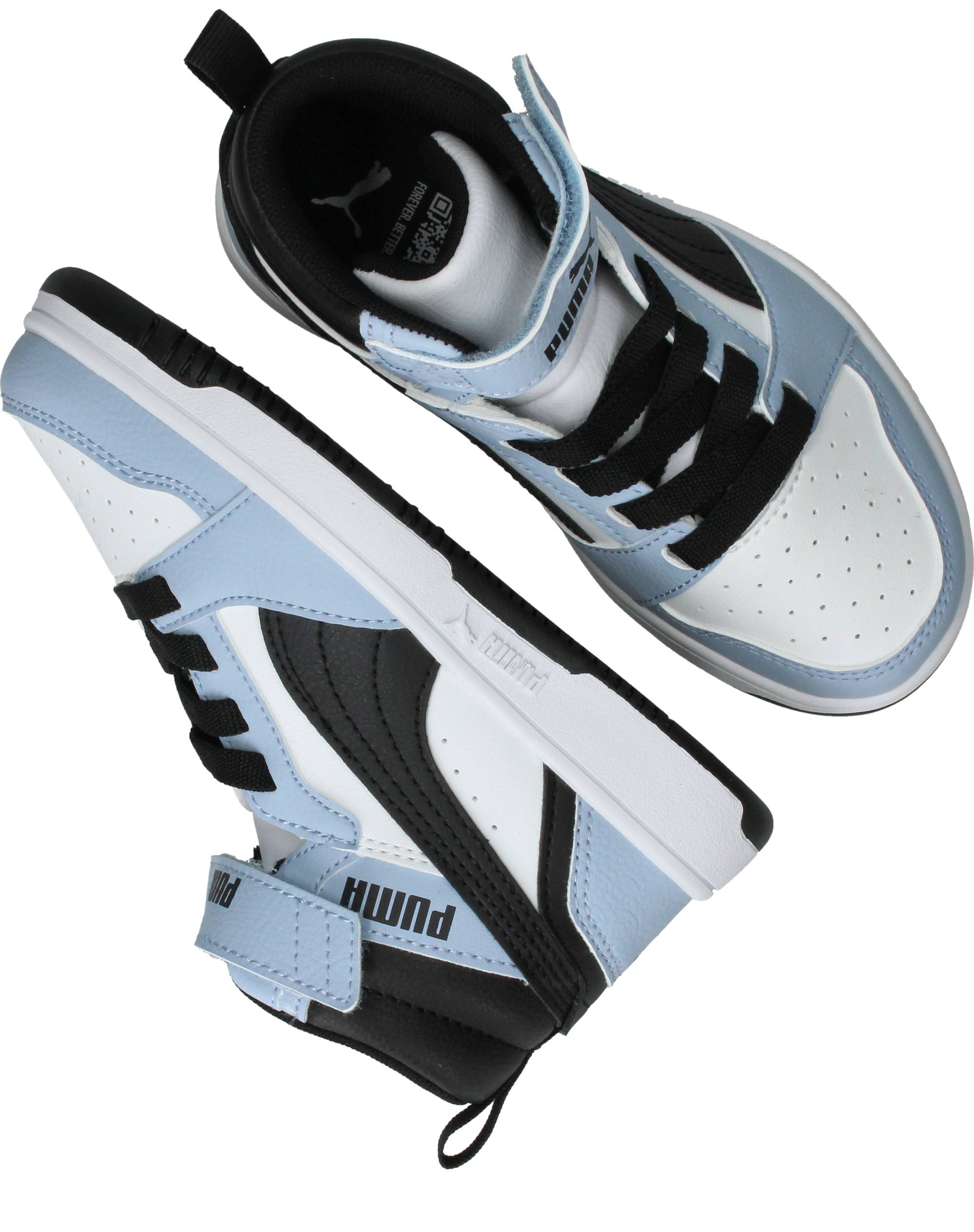 Puma Rebound V6 Mid Sneakers Jongens Blauw – foto 4 van 6