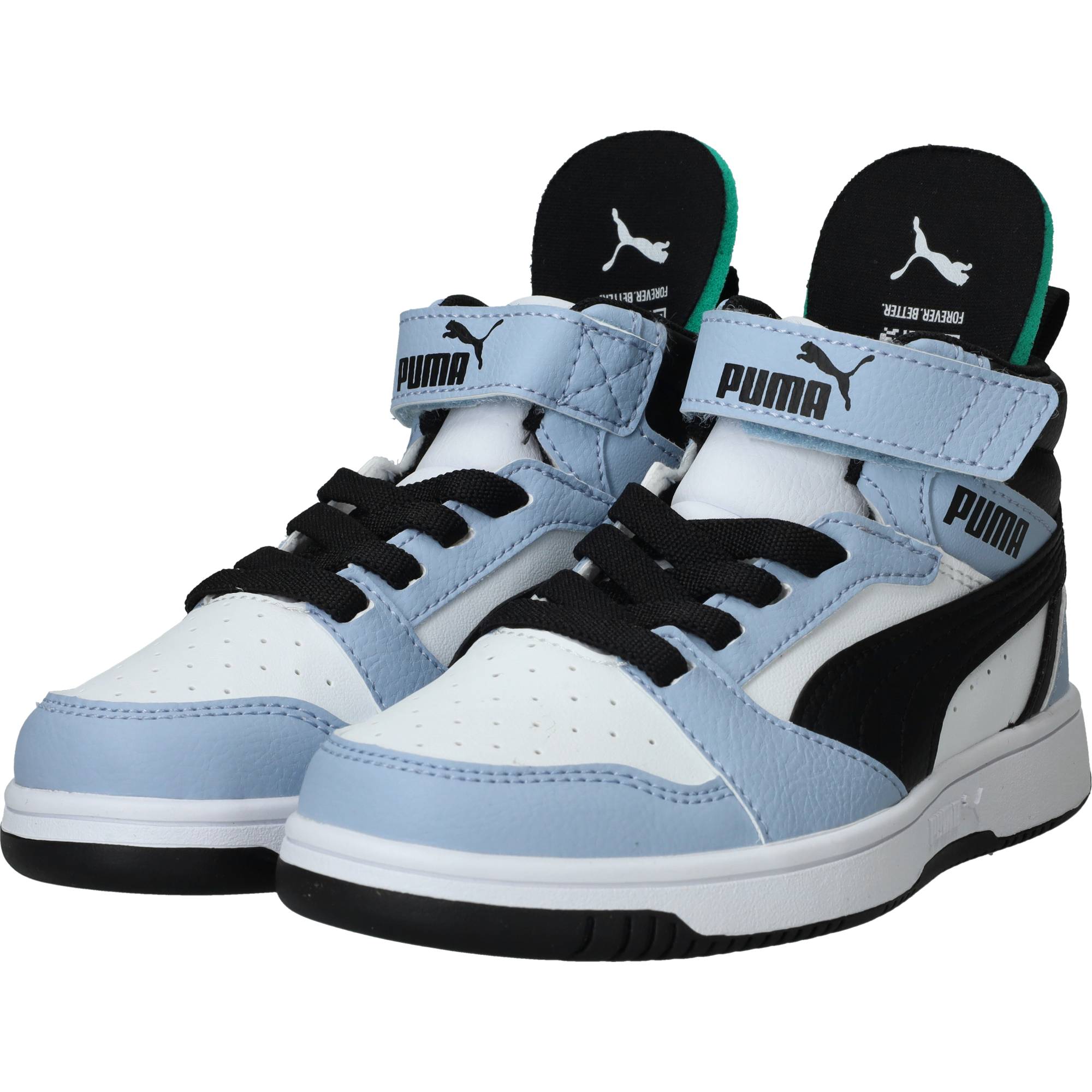 Puma Rebound V6 Mid Sneakers Jongens Blauw – foto 5 van 6