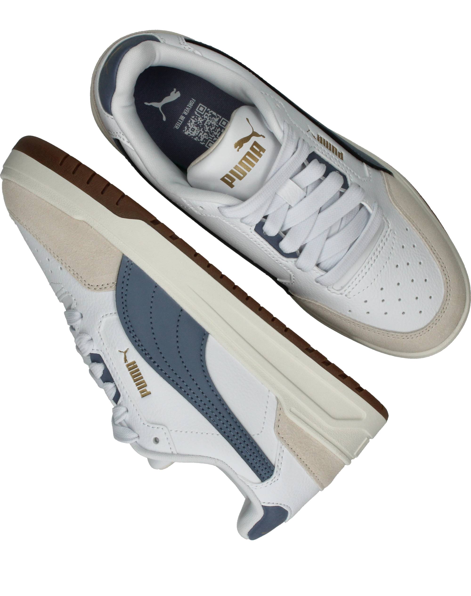 Puma Shuffle Downtown Lo Sneakers Jongens Wit, sneaker voor jongens – foto 4