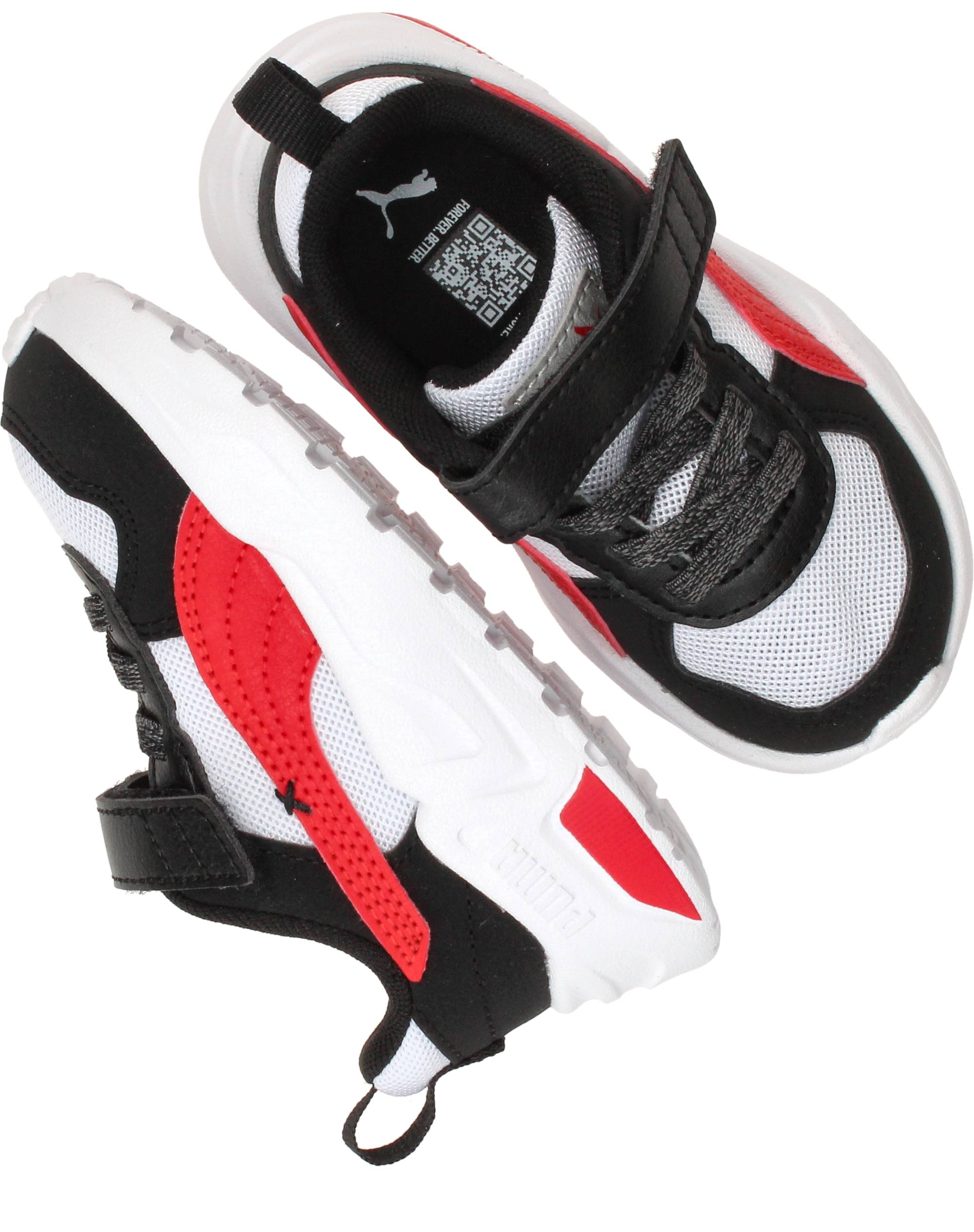 Puma Trinity 2 LT Mid 90s Sneakers Jongens Zwart, sneaker voor jongens – foto 4