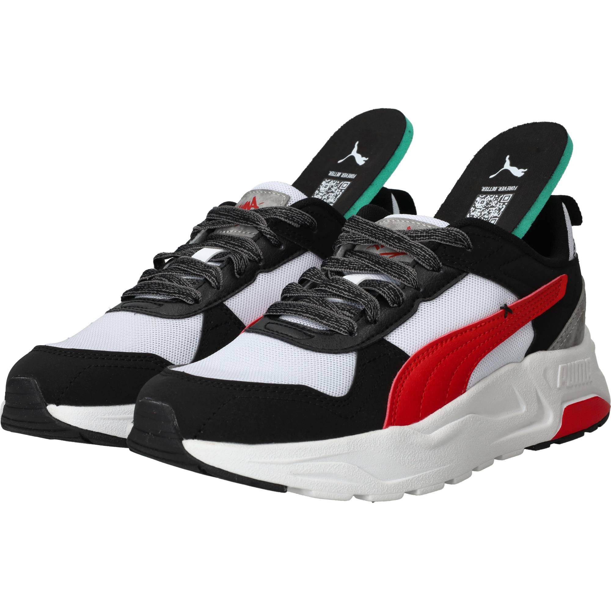 Puma Trinity 2 LT Mid 90s Sneakers Jongens Zwart – foto 5 van 6