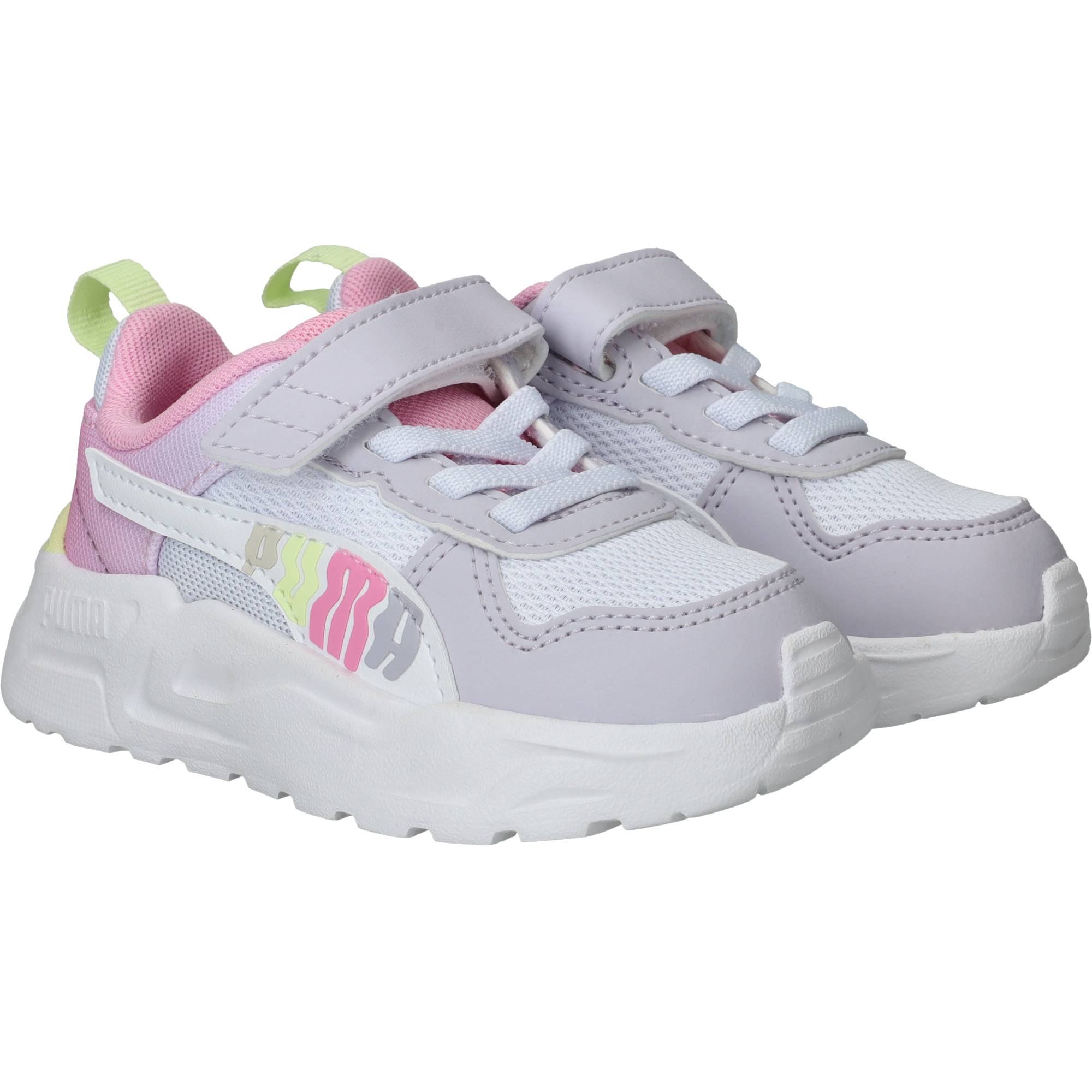 Puma Trinity 2 LT Come On Sneakers Meisjes Roze, sneaker voor meisjes – foto 2