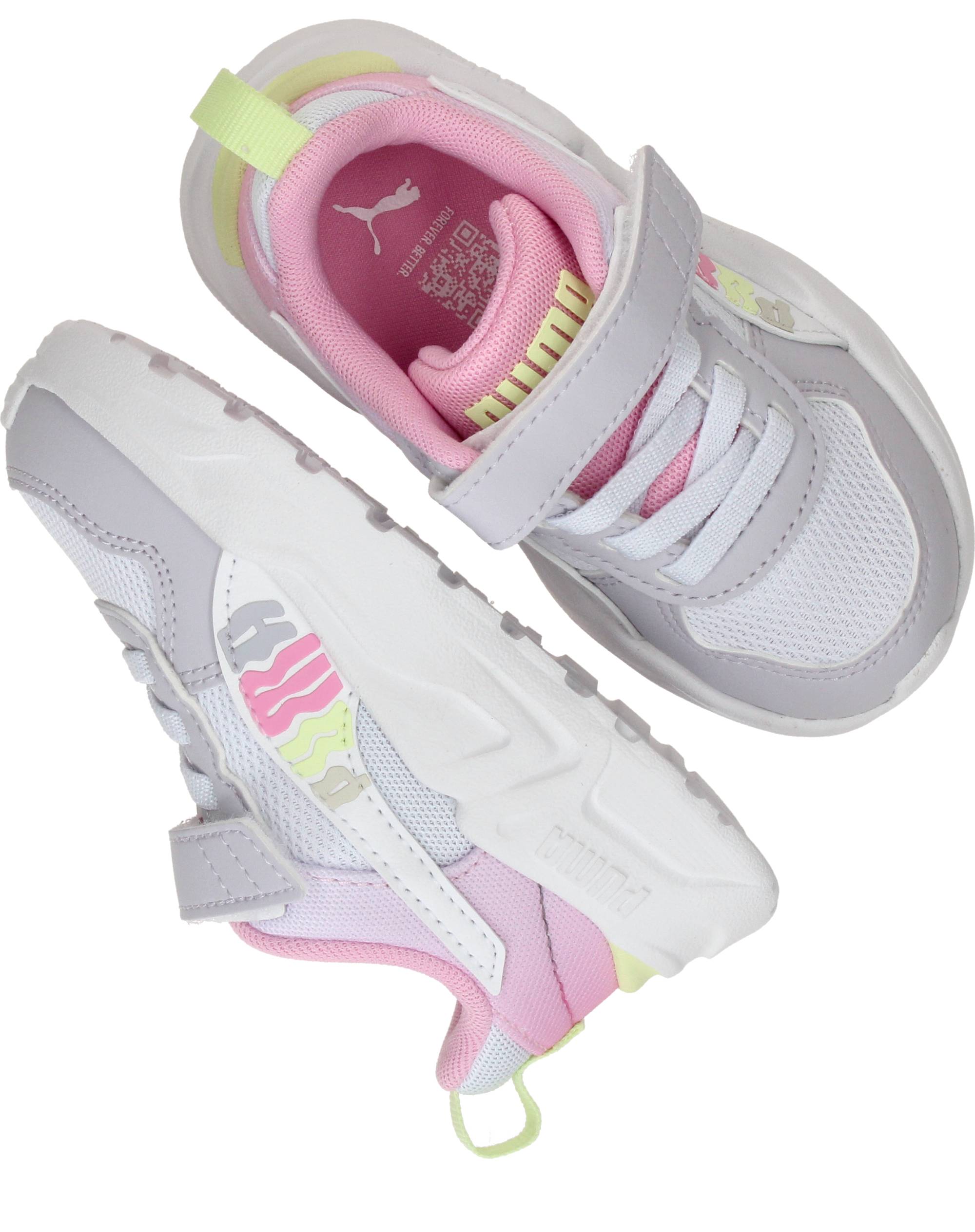 Puma Trinity 2 LT Come On Sneakers Meisjes Roze, sneaker voor meisjes – foto 4
