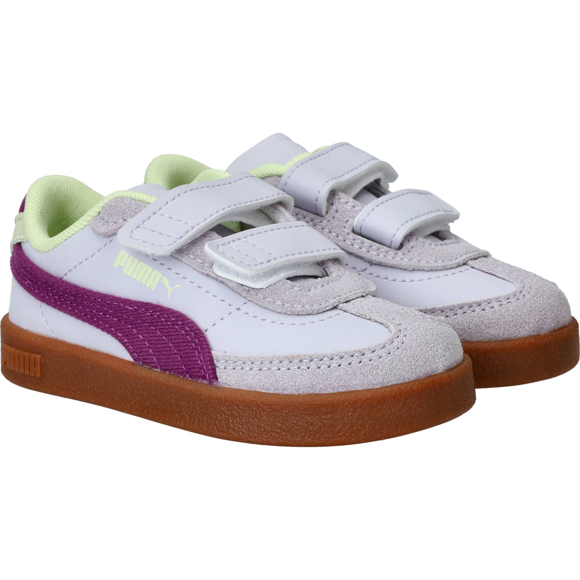 Puma Club II Era Summer V Sneakers Meisjes Paars, sneaker voor meisjes – foto 2