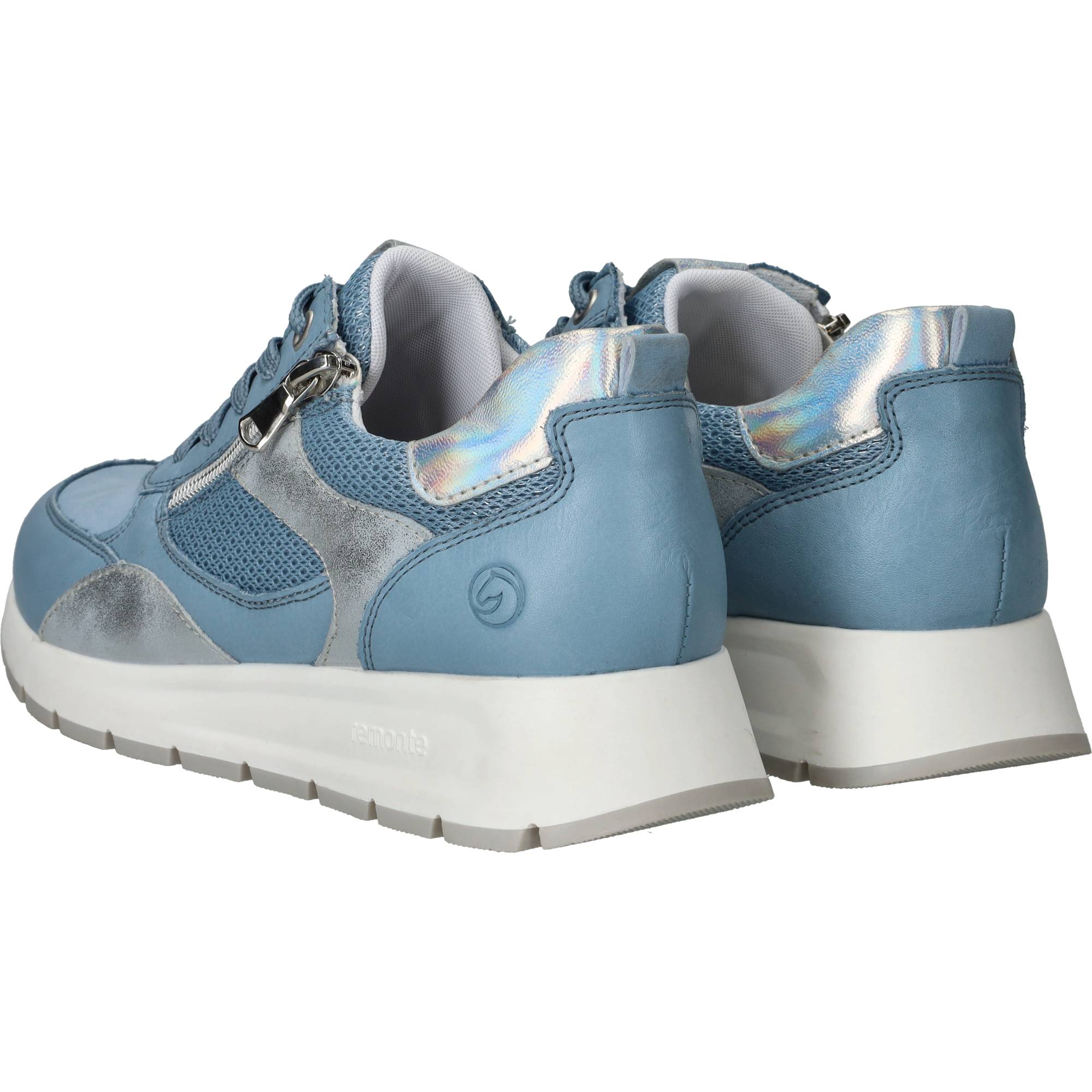 Remonte Sneakers Dames Blauw, sneaker voor dames – foto 3
