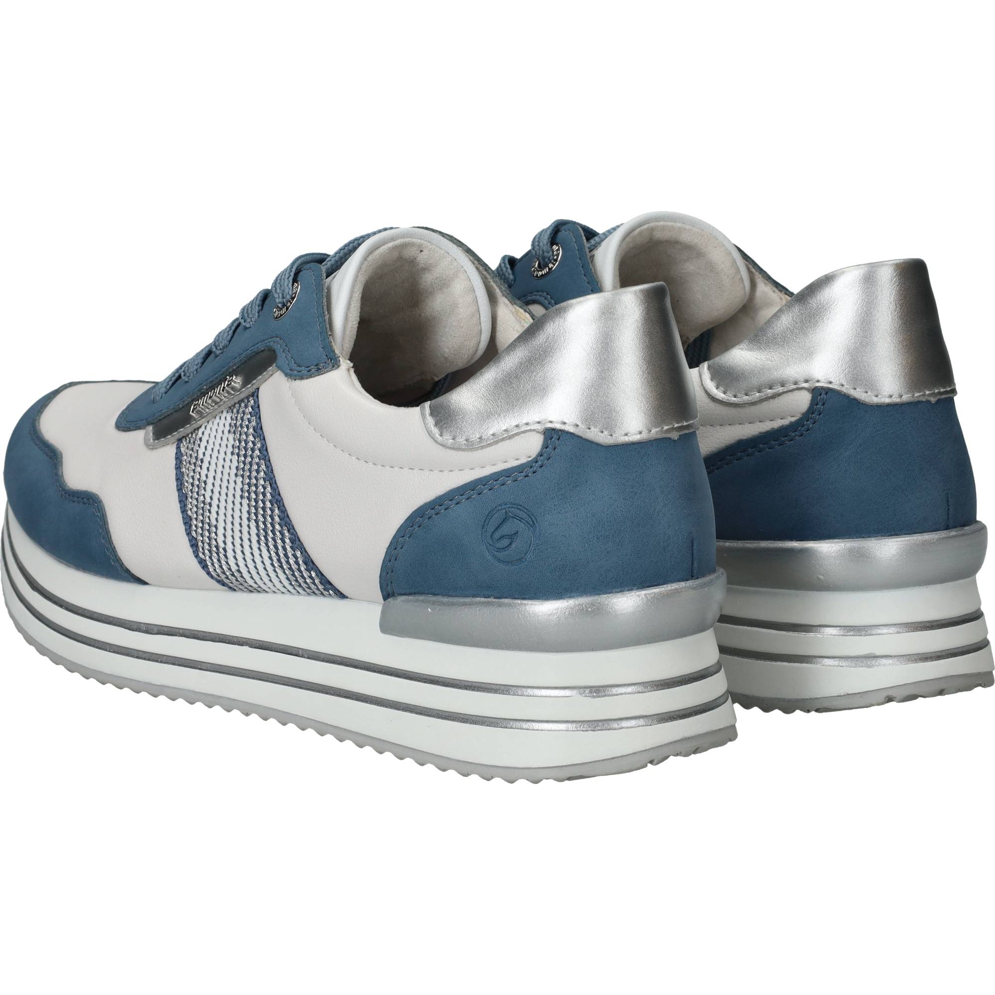 Remonte Sneakers Dames Blauw, sneaker voor dames – foto 7