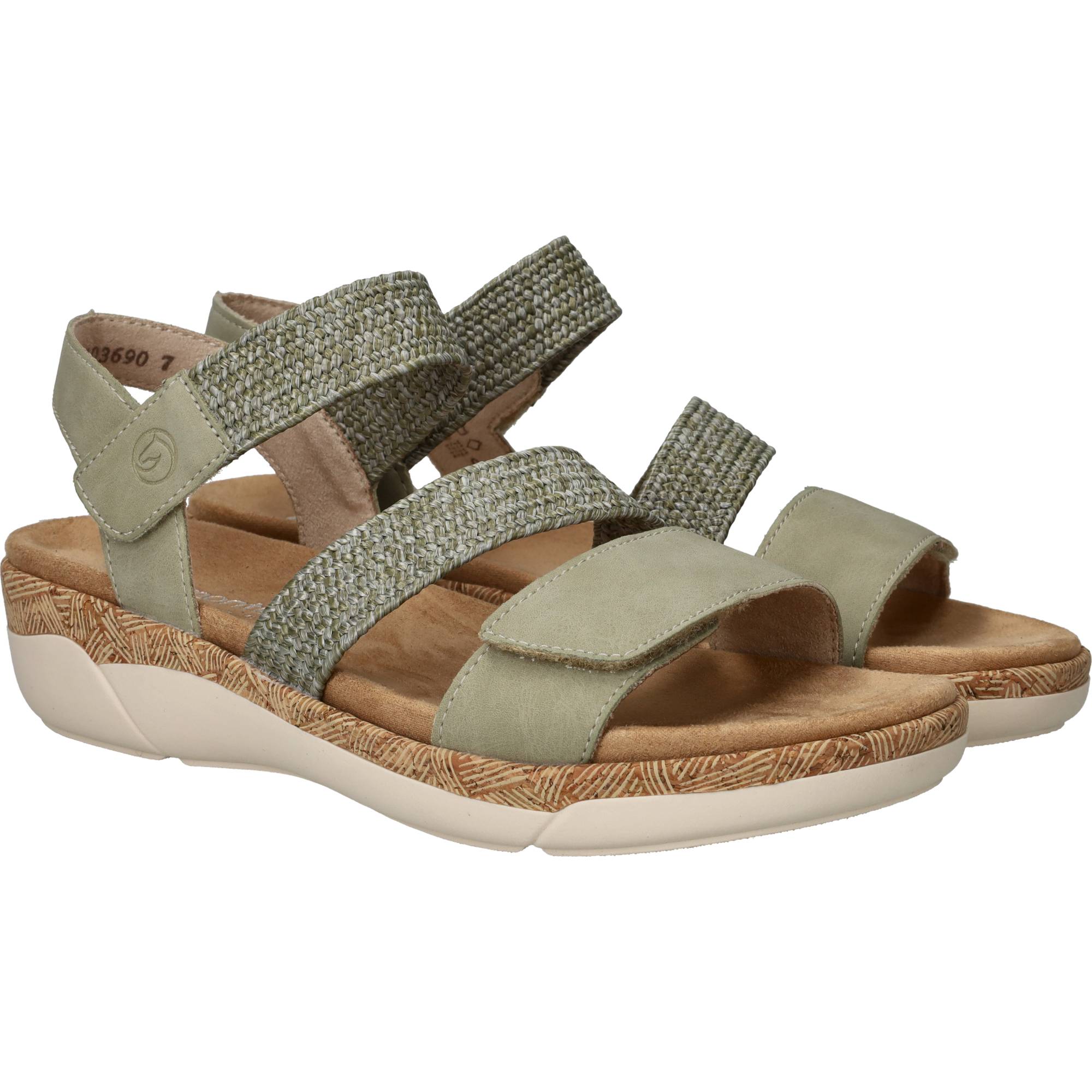 Remonte Sandalen Dames Groen, sandaal voor dames – foto 2