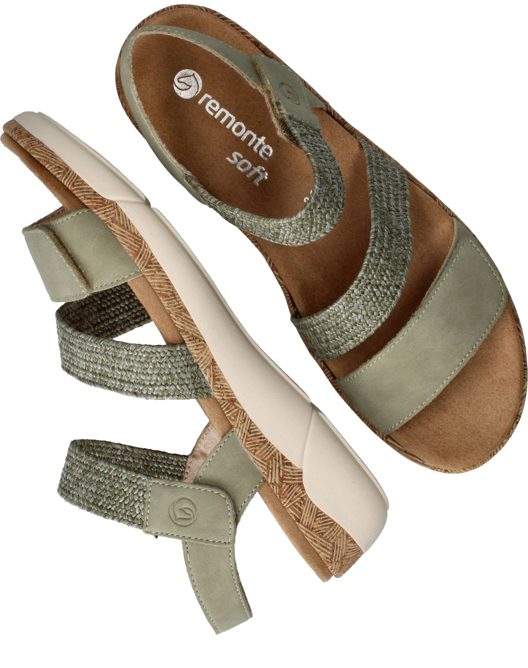 Remonte Sandalen Dames Groen, sandaal voor dames – foto 4