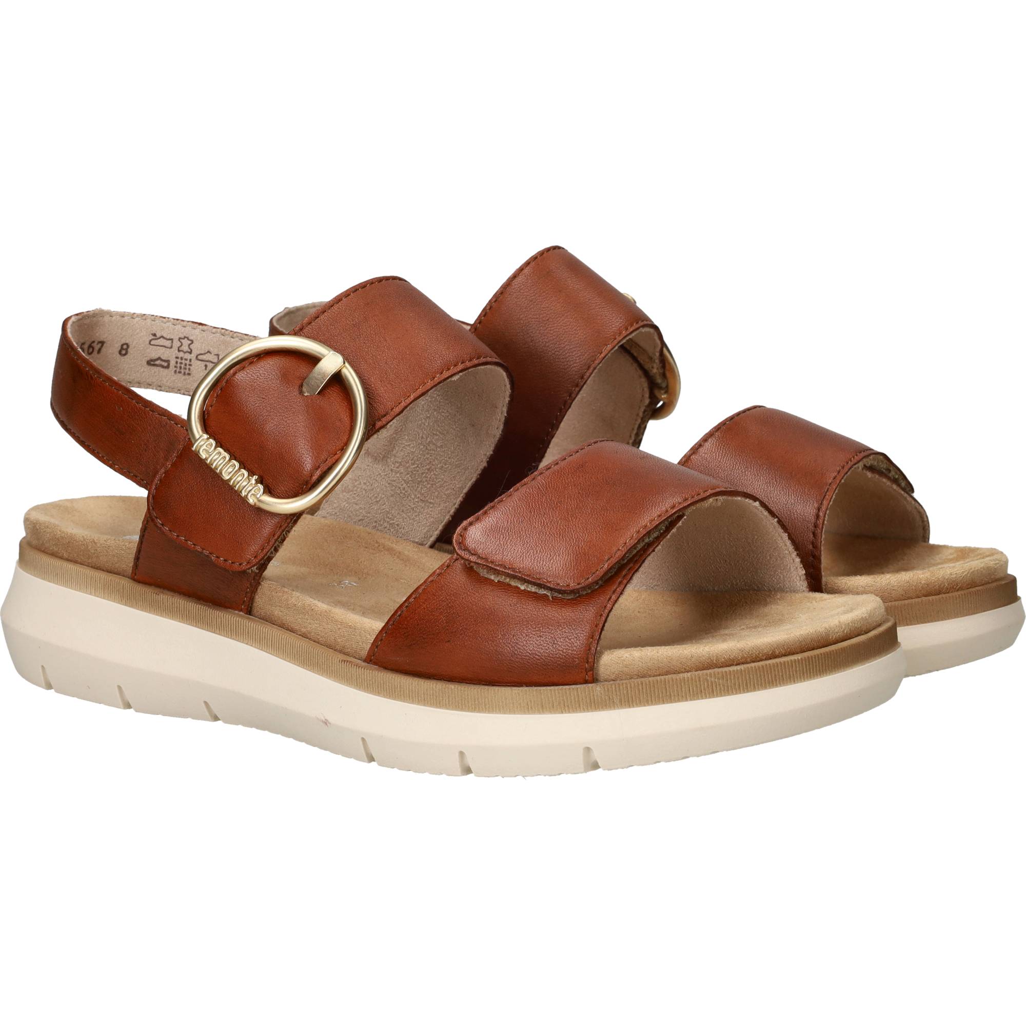 Remonte Sandalen Dames Bruin, sandaal voor dames – foto 2
