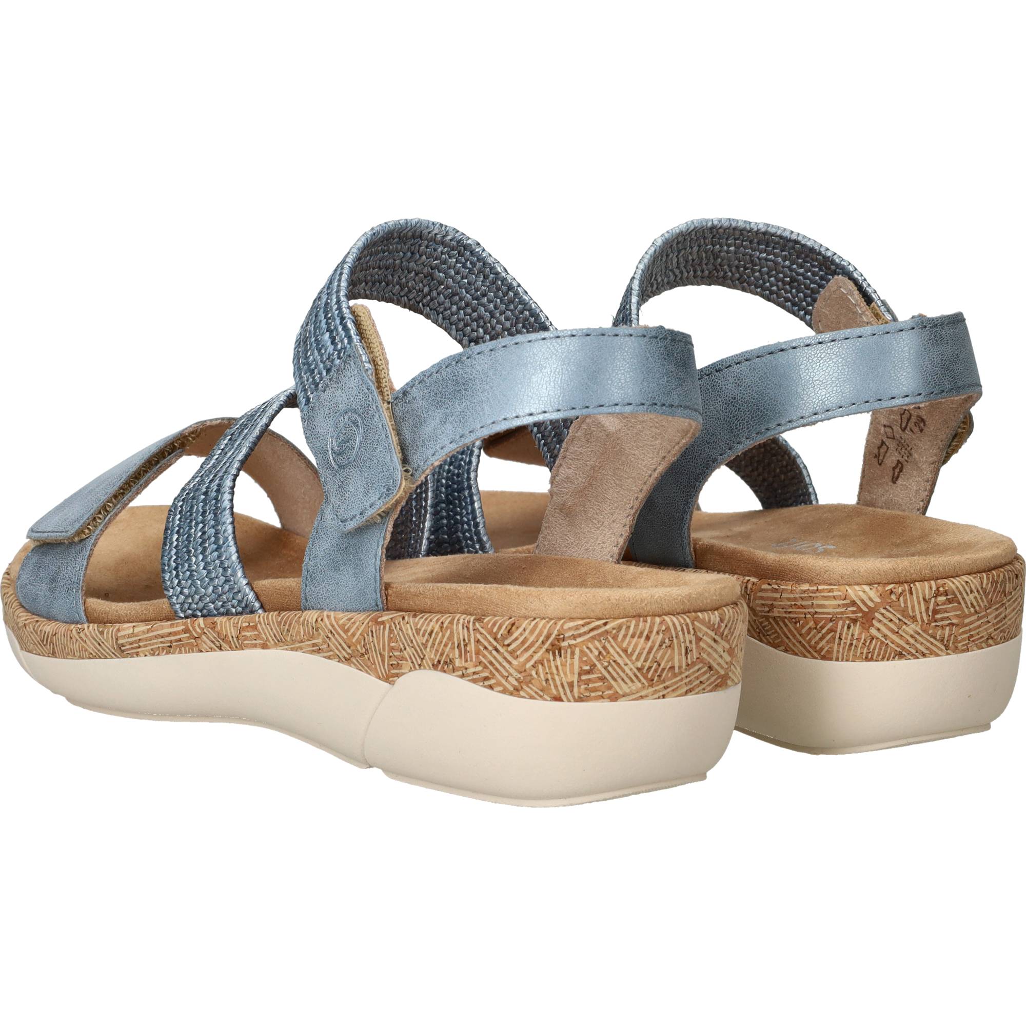 Remonte Sandalen Dames Blauw, sandaal voor dames – foto 3
