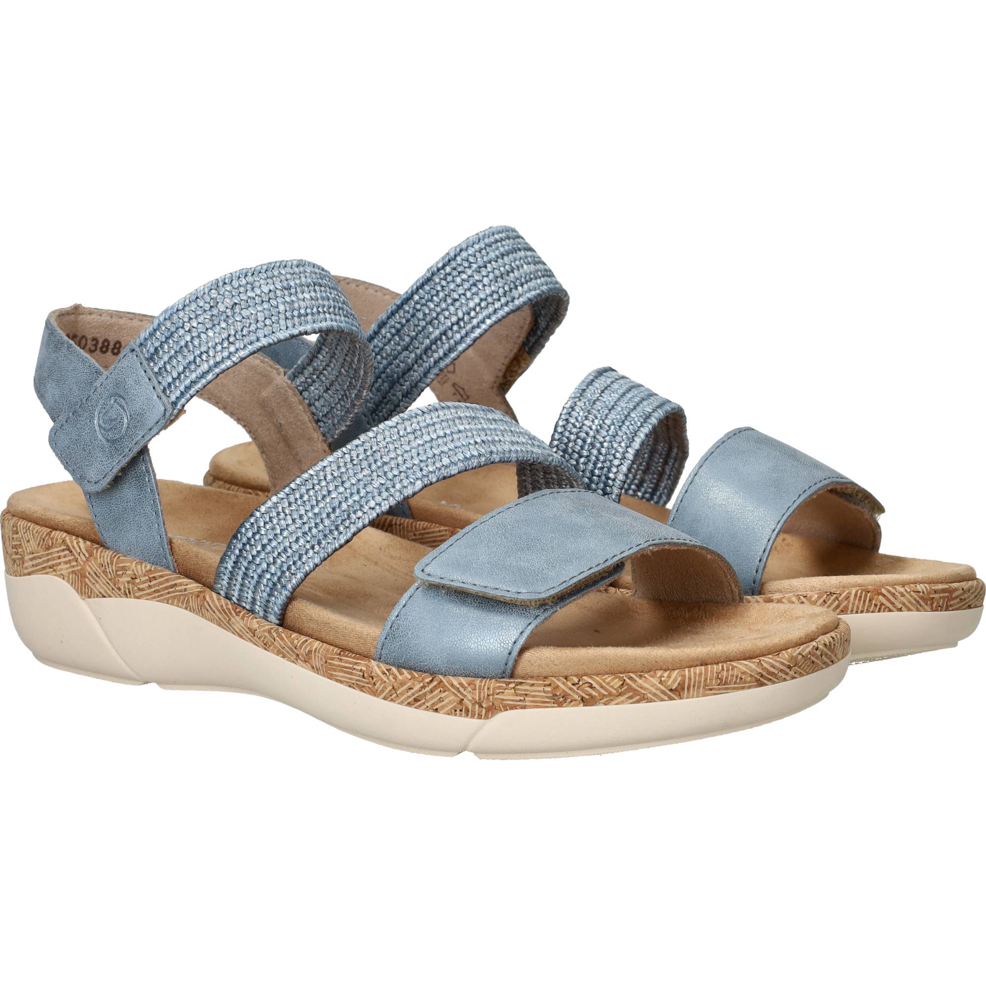 Remonte Sandalen Dames Blauw, sandaal voor dames – foto 2