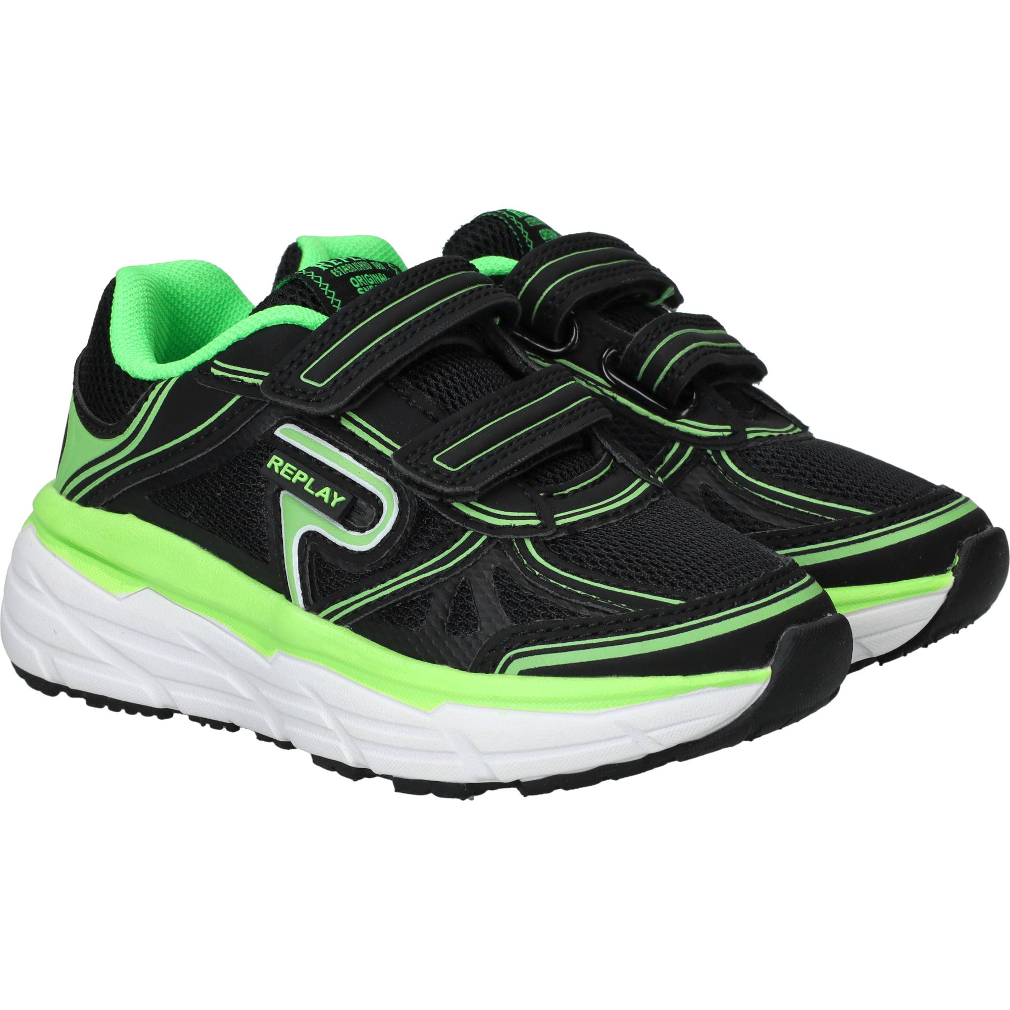 Replay Christal Sneakers Jongens Zwart