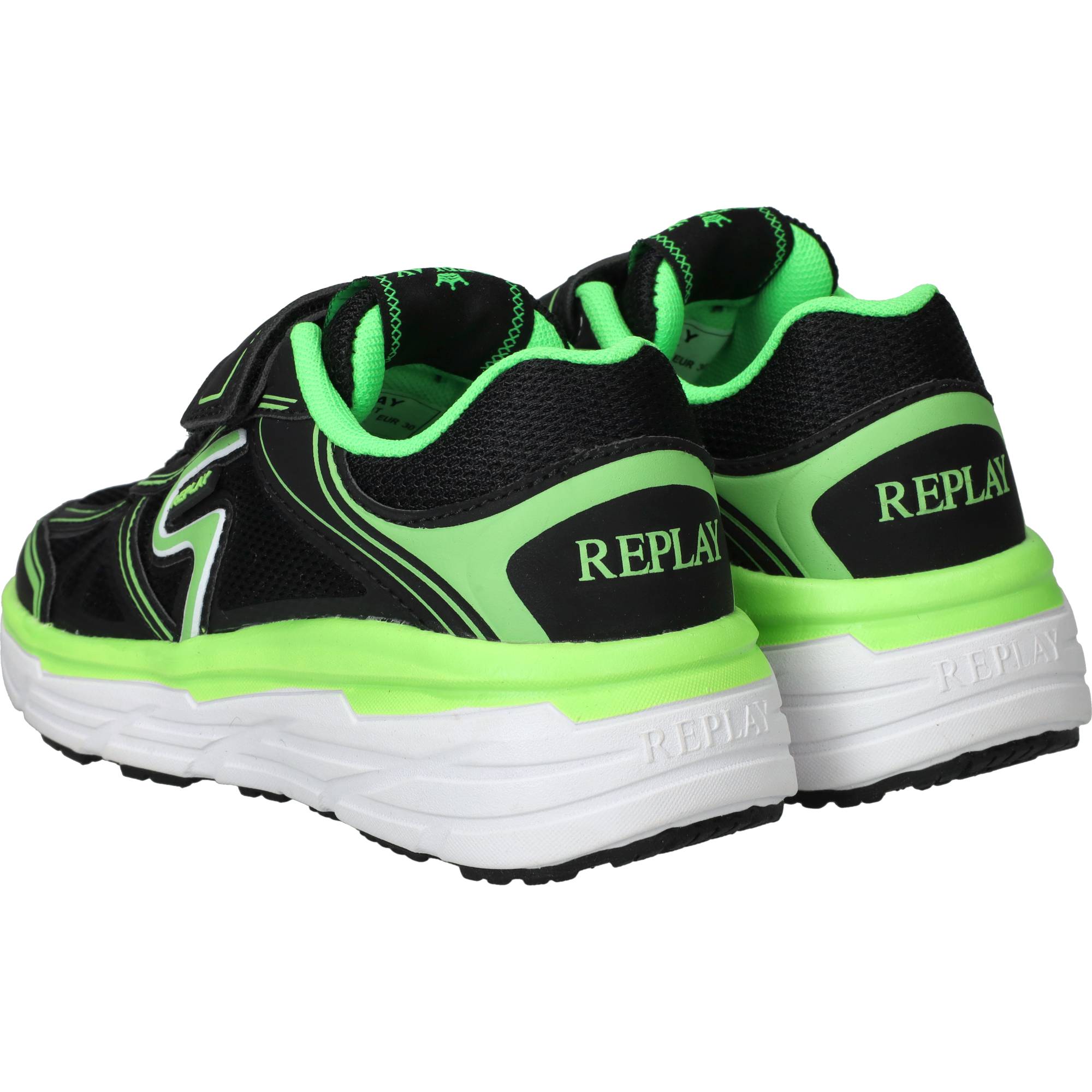 Replay Christal Sneakers Jongens Zwart, sneaker voor jongens – foto 7