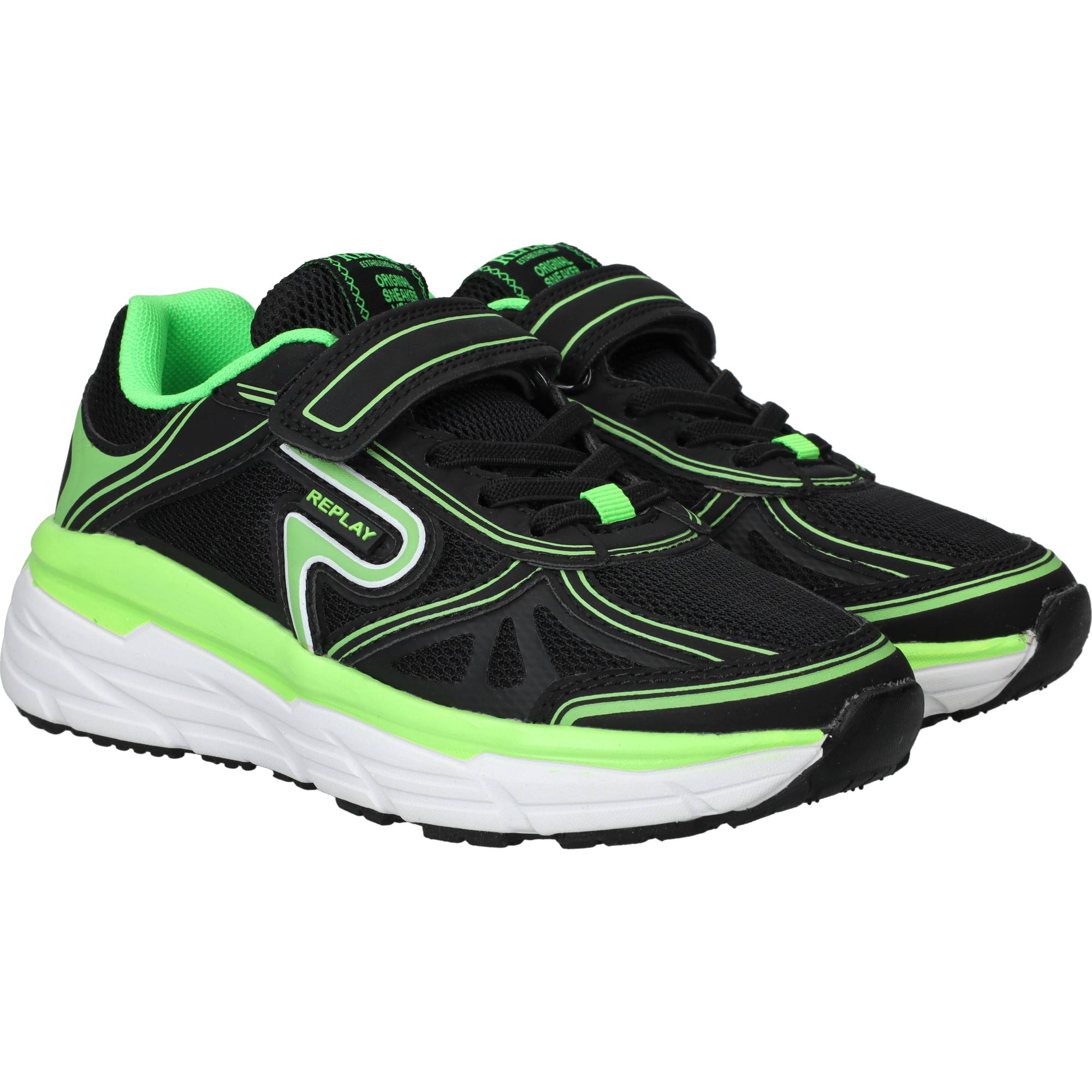 Replay Christal Sneakers Jongens Zwart, sneaker voor jongens – foto 6