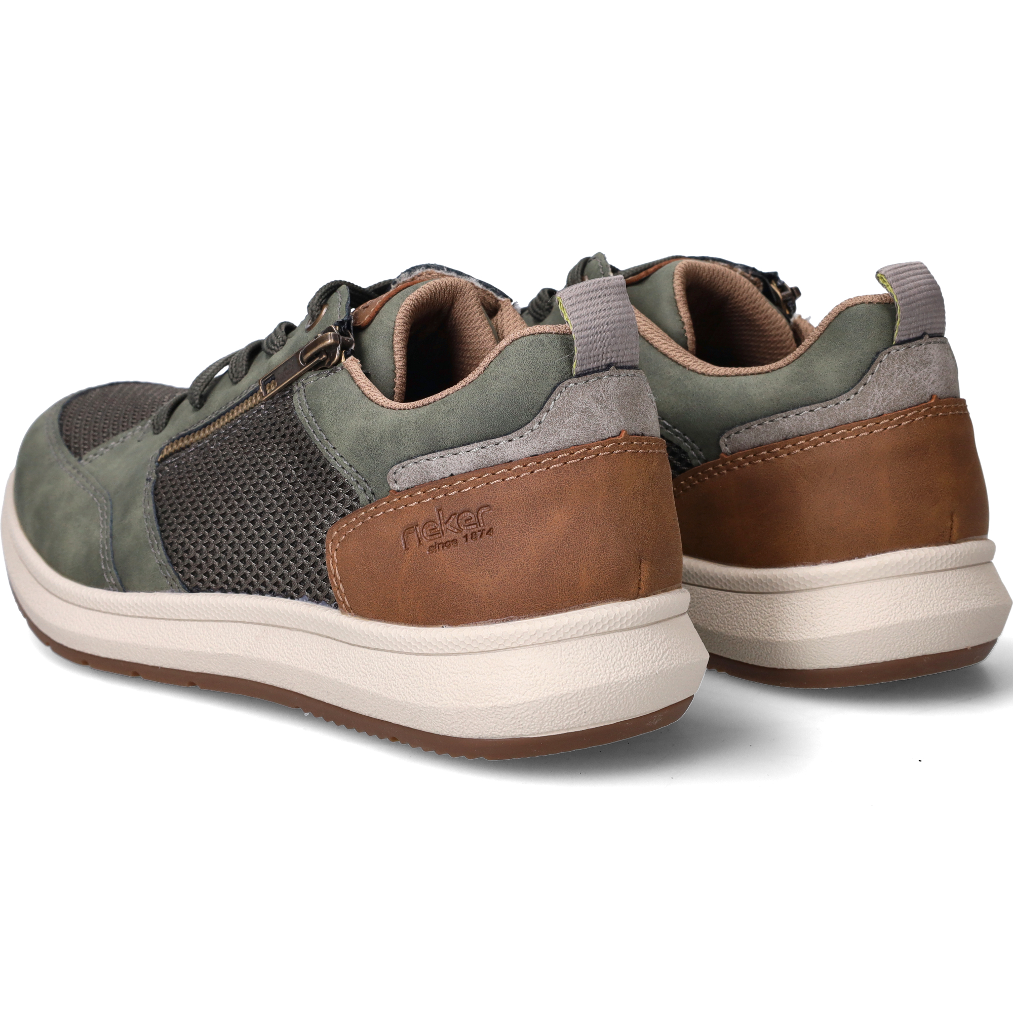 Rieker Sneakers Heren Groen, sneaker voor heren – foto 7