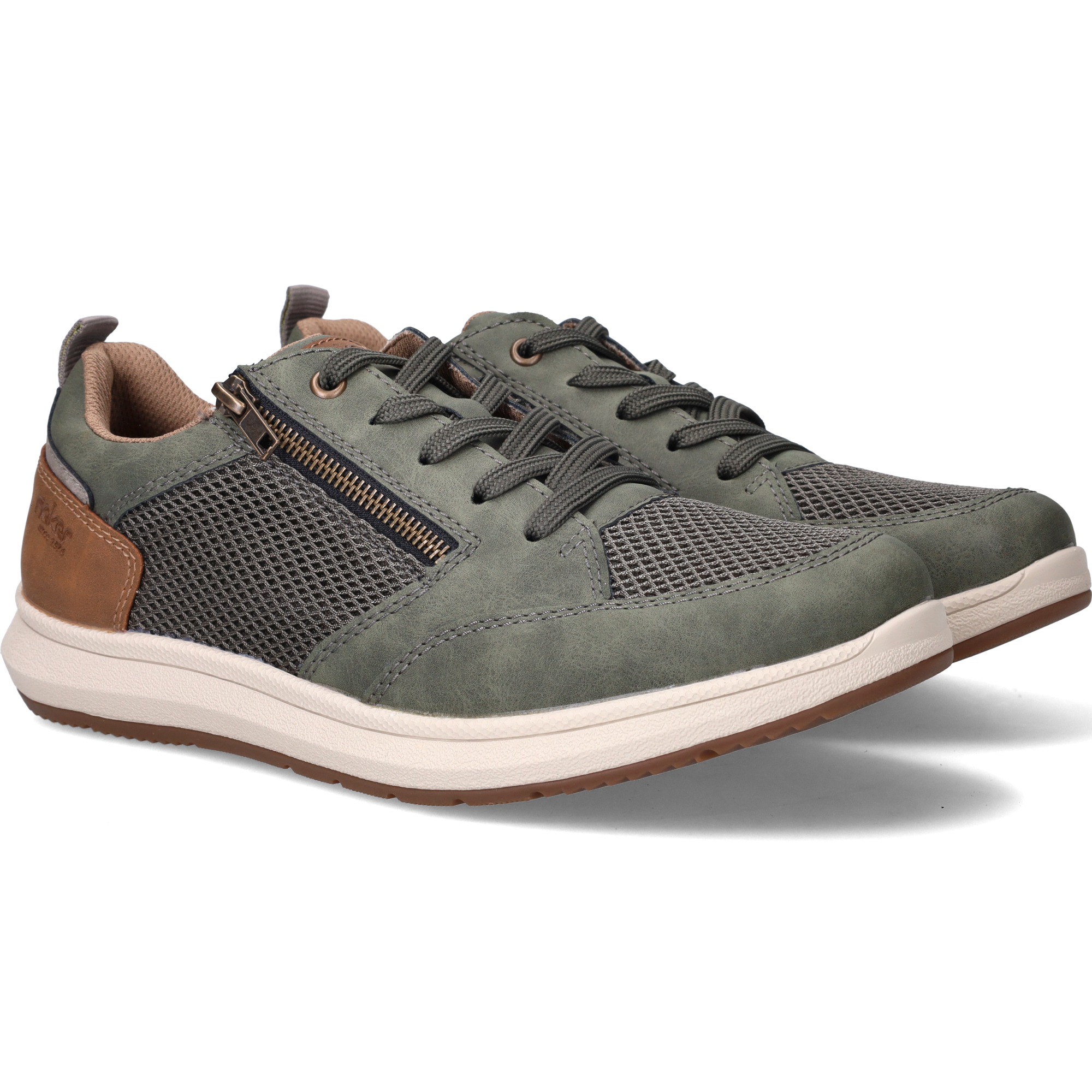 Rieker Sneakers Heren Groen, sneaker voor heren – foto 6