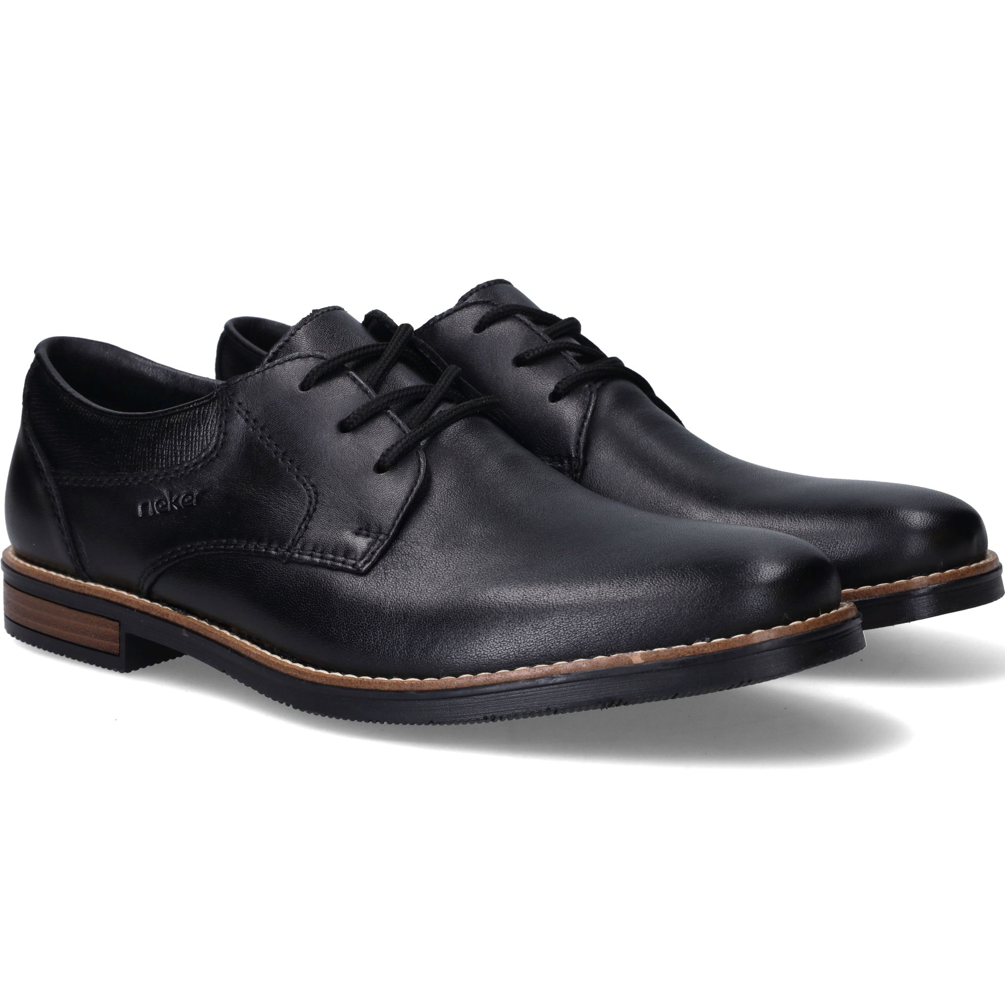 Rieker Veterschoenen Heren Zwart, veterschoen voor heren – foto 2