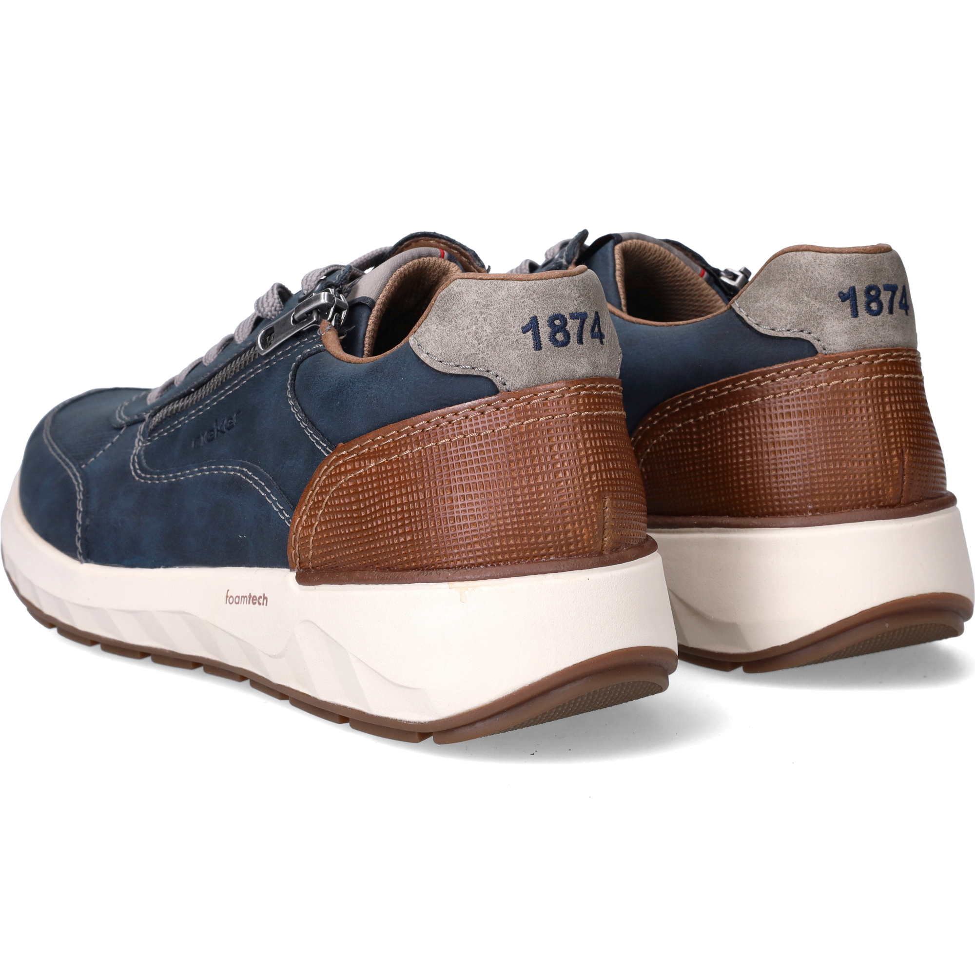 Rieker Sneakers Heren Blauw, sneaker voor heren – foto 3