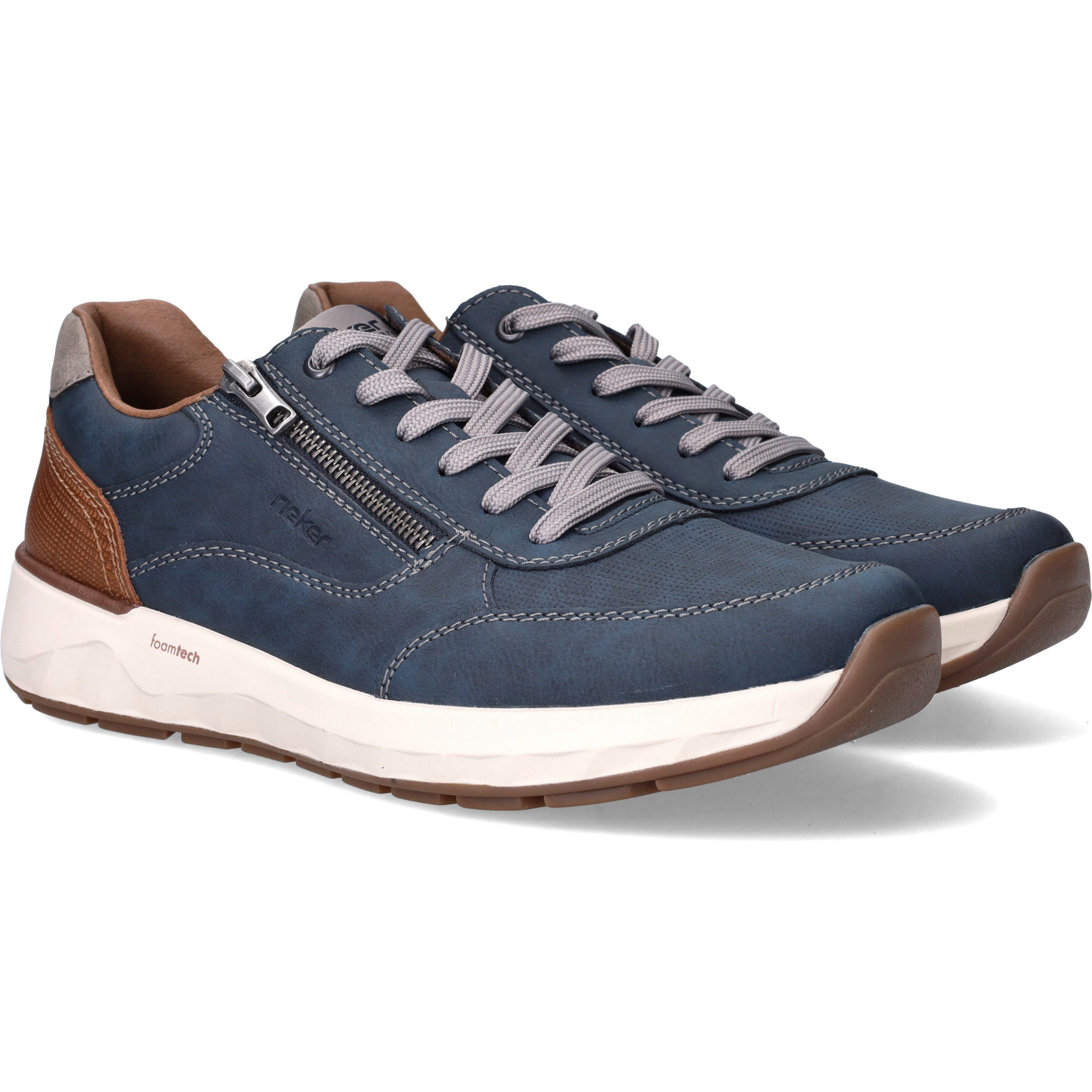 Rieker Sneakers Heren Blauw, sneaker voor heren – foto 2
