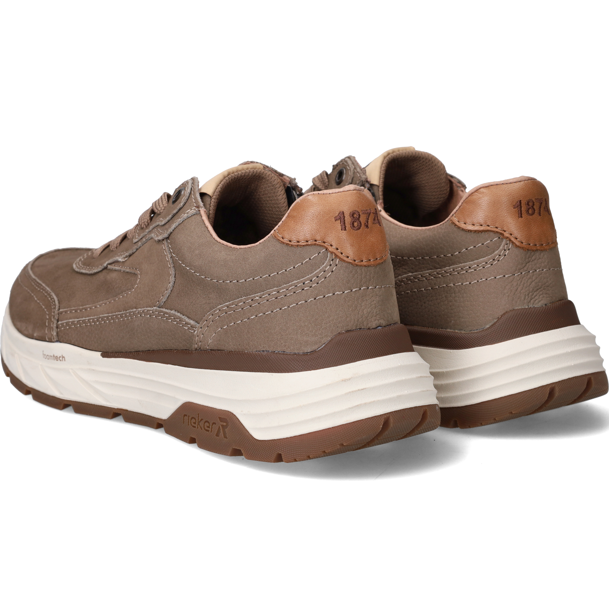 Rieker Sport Sneakers Heren Taupe, sneaker voor heren – foto 3