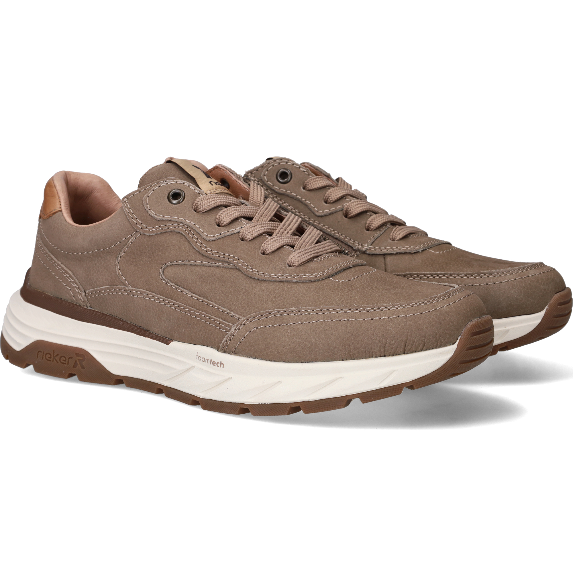Rieker Sport Sneakers Heren Taupe, sneaker voor heren – foto 2
