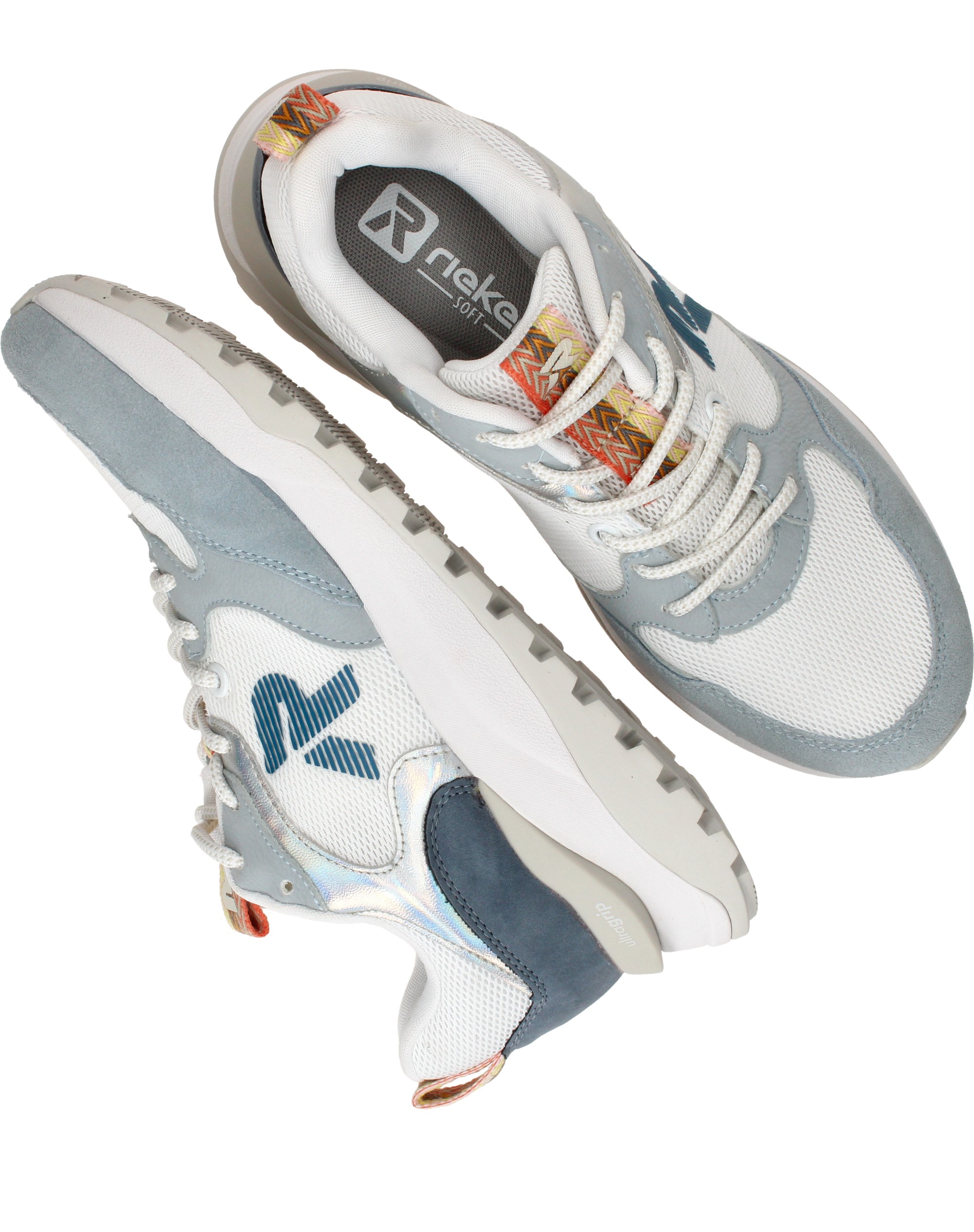 Rieker Sport Sneakers Dames Blauw, sneaker voor dames – foto 8