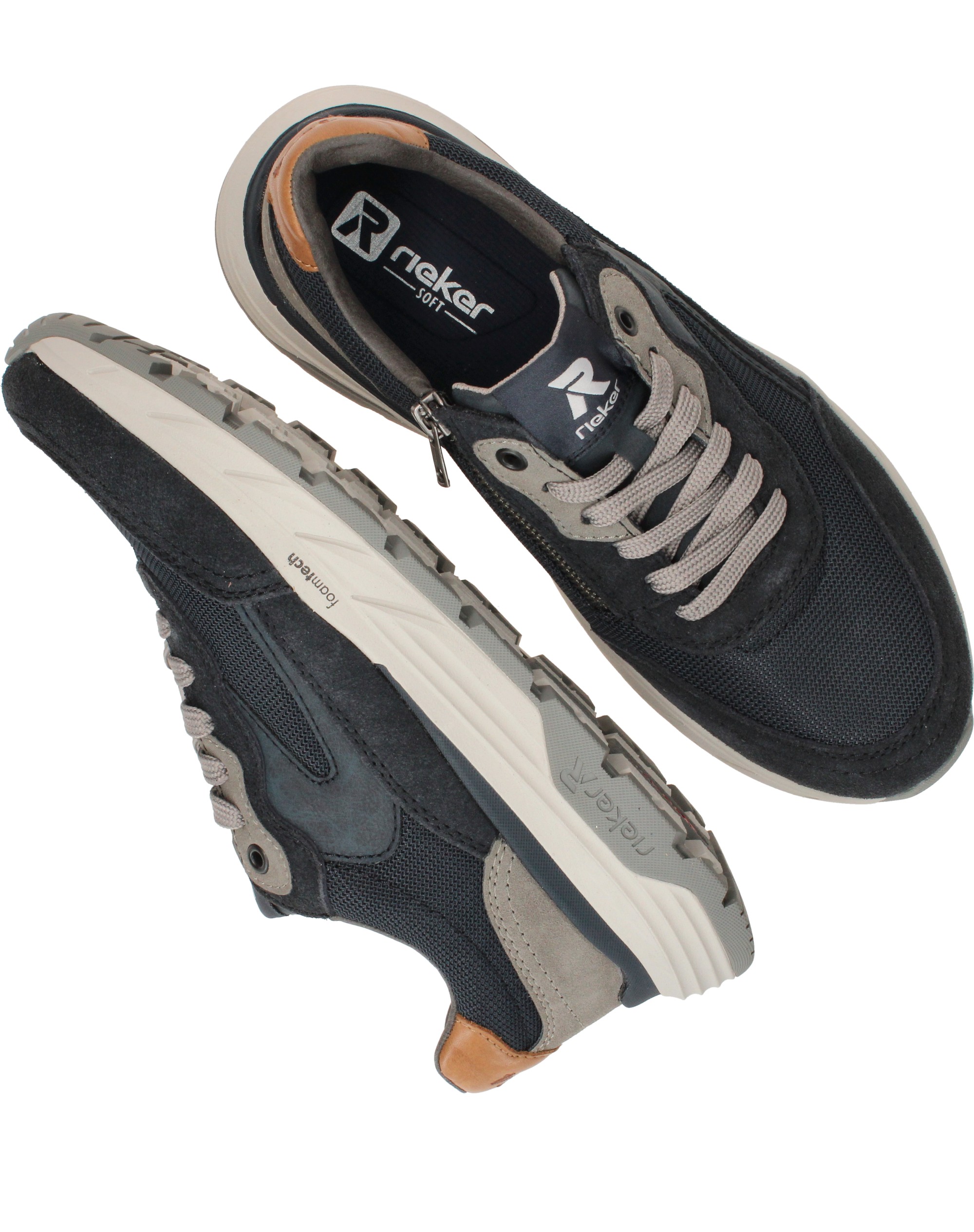 Rieker Sport Sneakers Heren Blauw, sneaker voor heren – foto 4