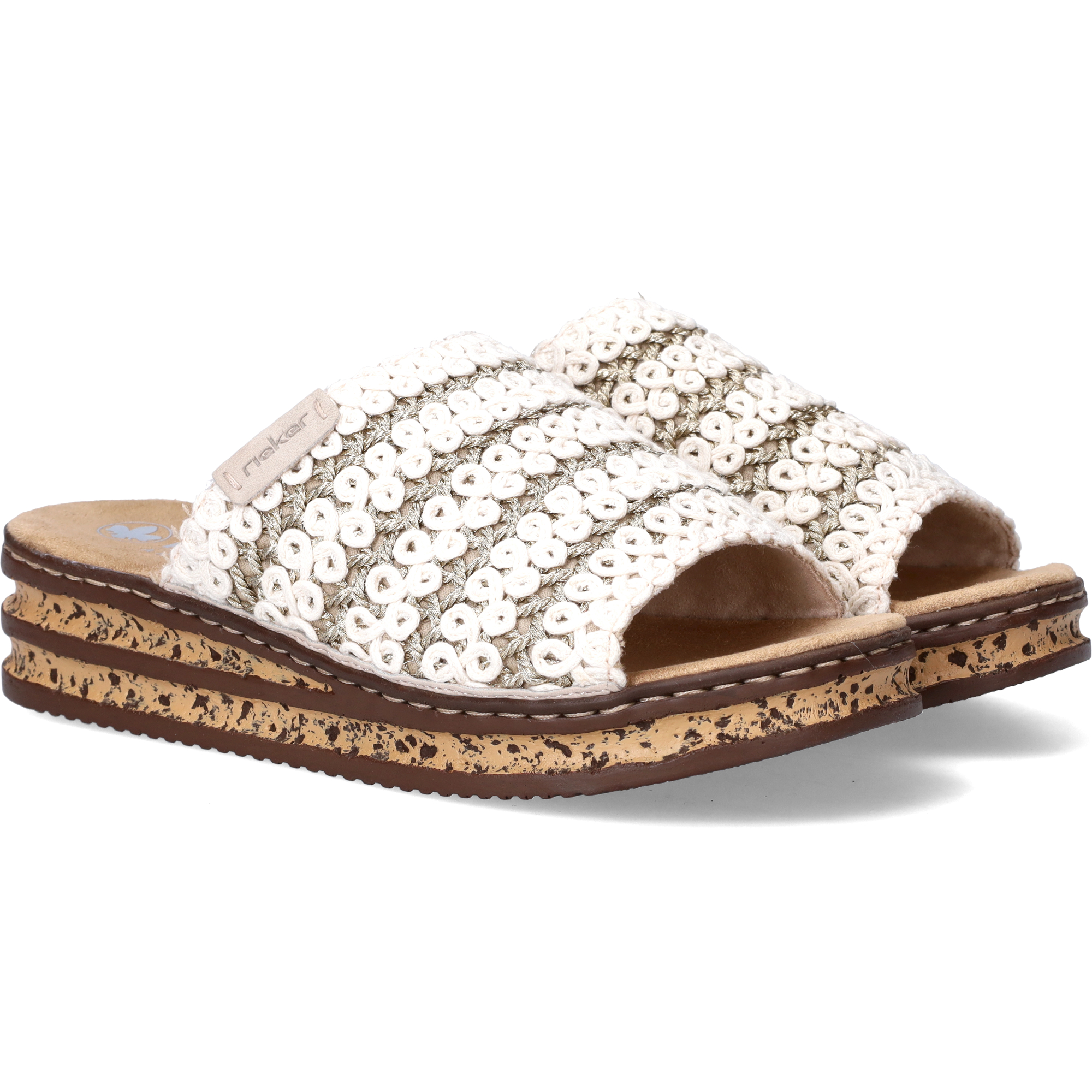 Rieker Slippers Dames Beige, slipper voor dames – foto 8
