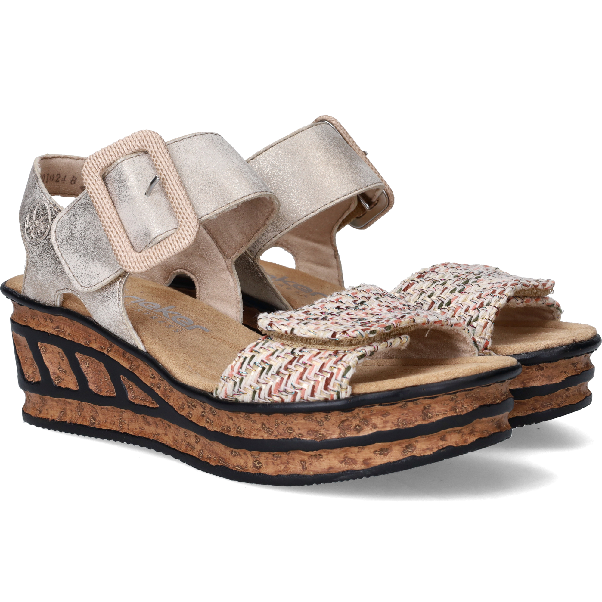 Rieker Sandalen Dames Multi, sandaal voor dames – foto 4