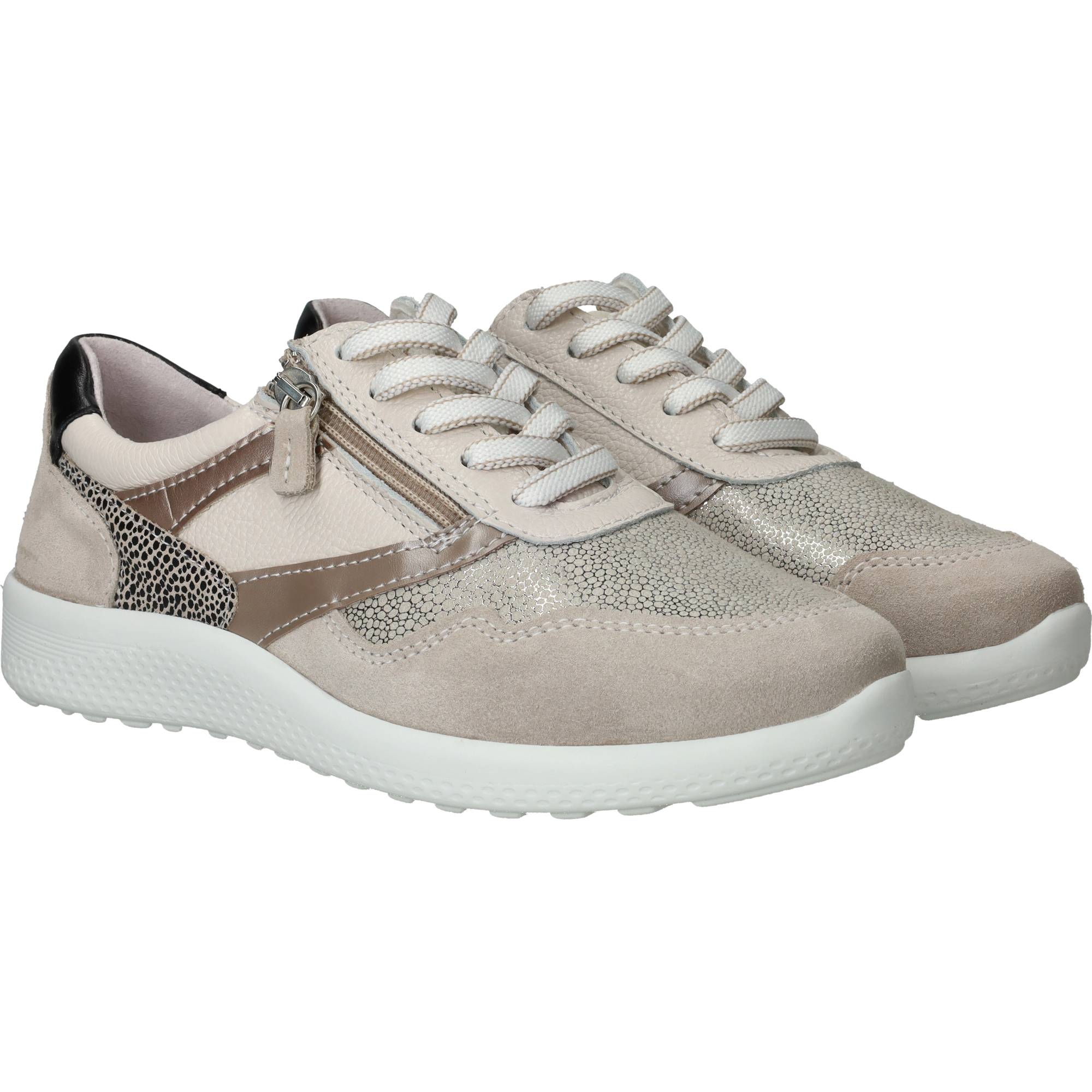 Sens Sneakers Dames Beige, sneaker voor dames – foto 6