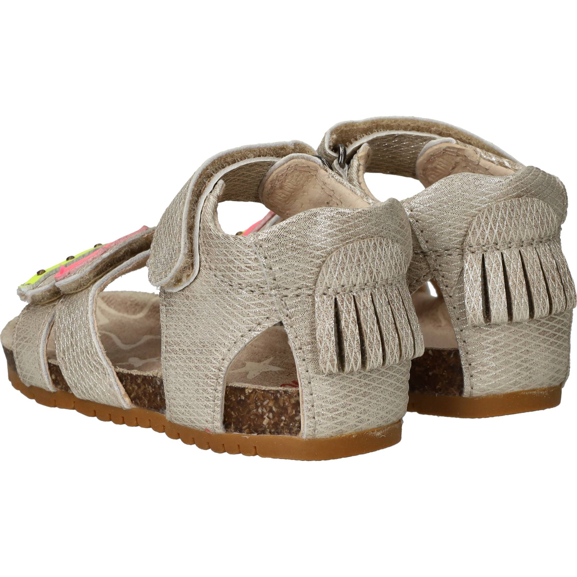 Shoesme Bio Sandalen Meisjes Goud, sandaal voor meisjes – foto 3