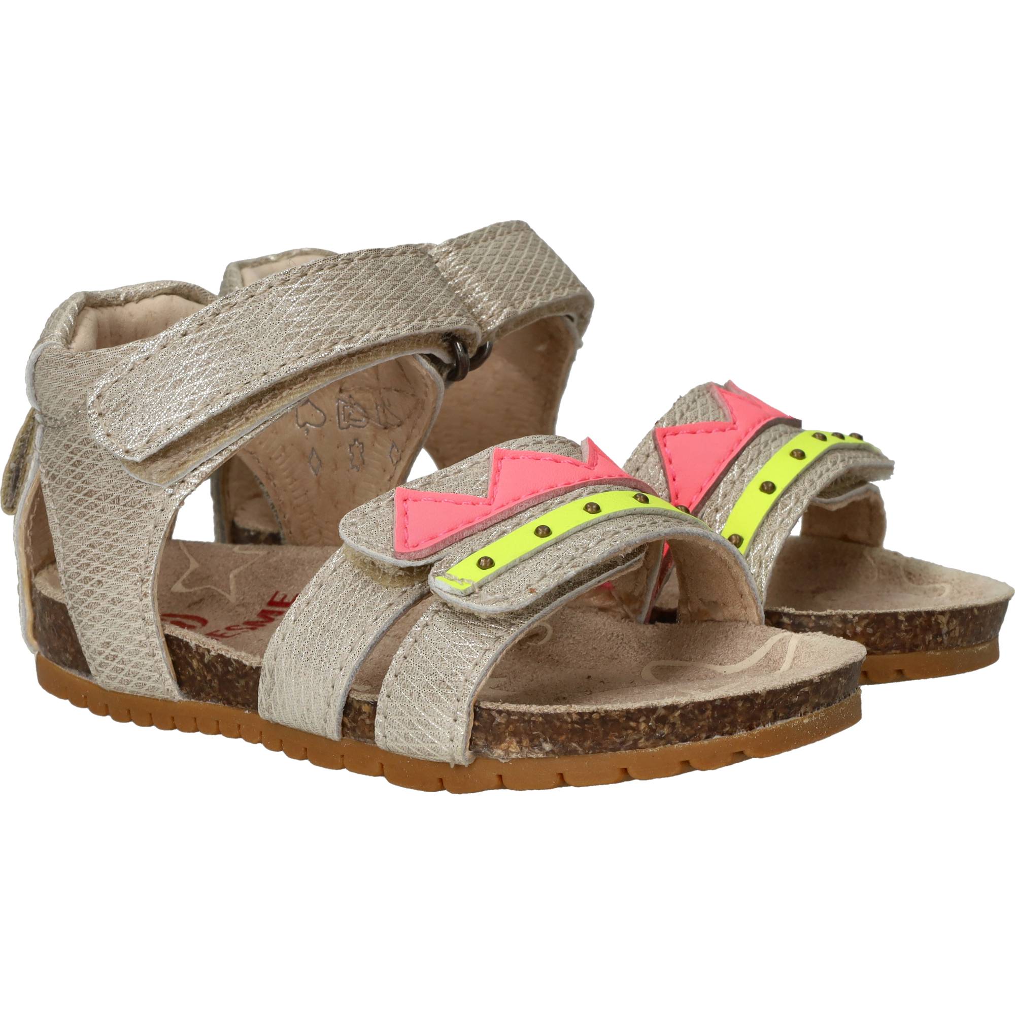 Shoesme Bio Sandalen Meisjes Goud, sandaal voor meisjes – foto 2
