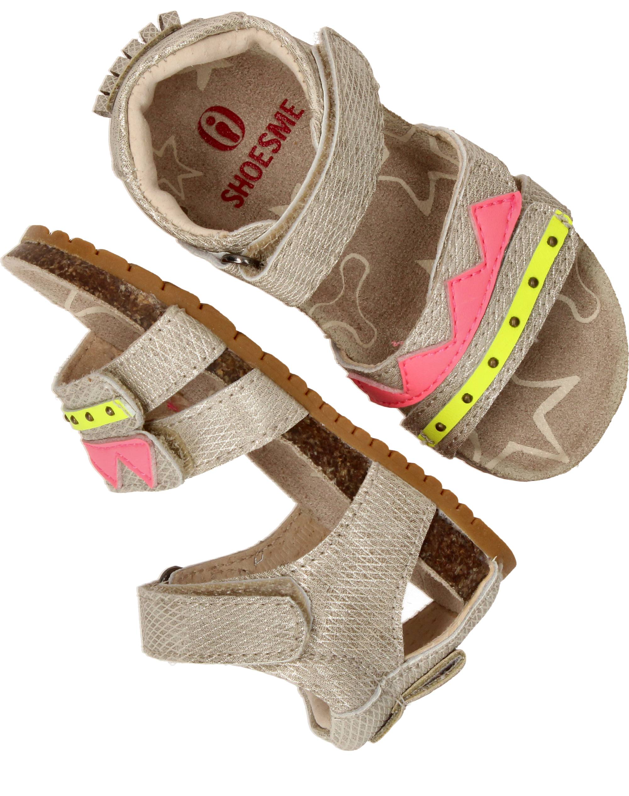 Shoesme Bio Sandalen Meisjes Goud, sandaal voor meisjes – foto 4