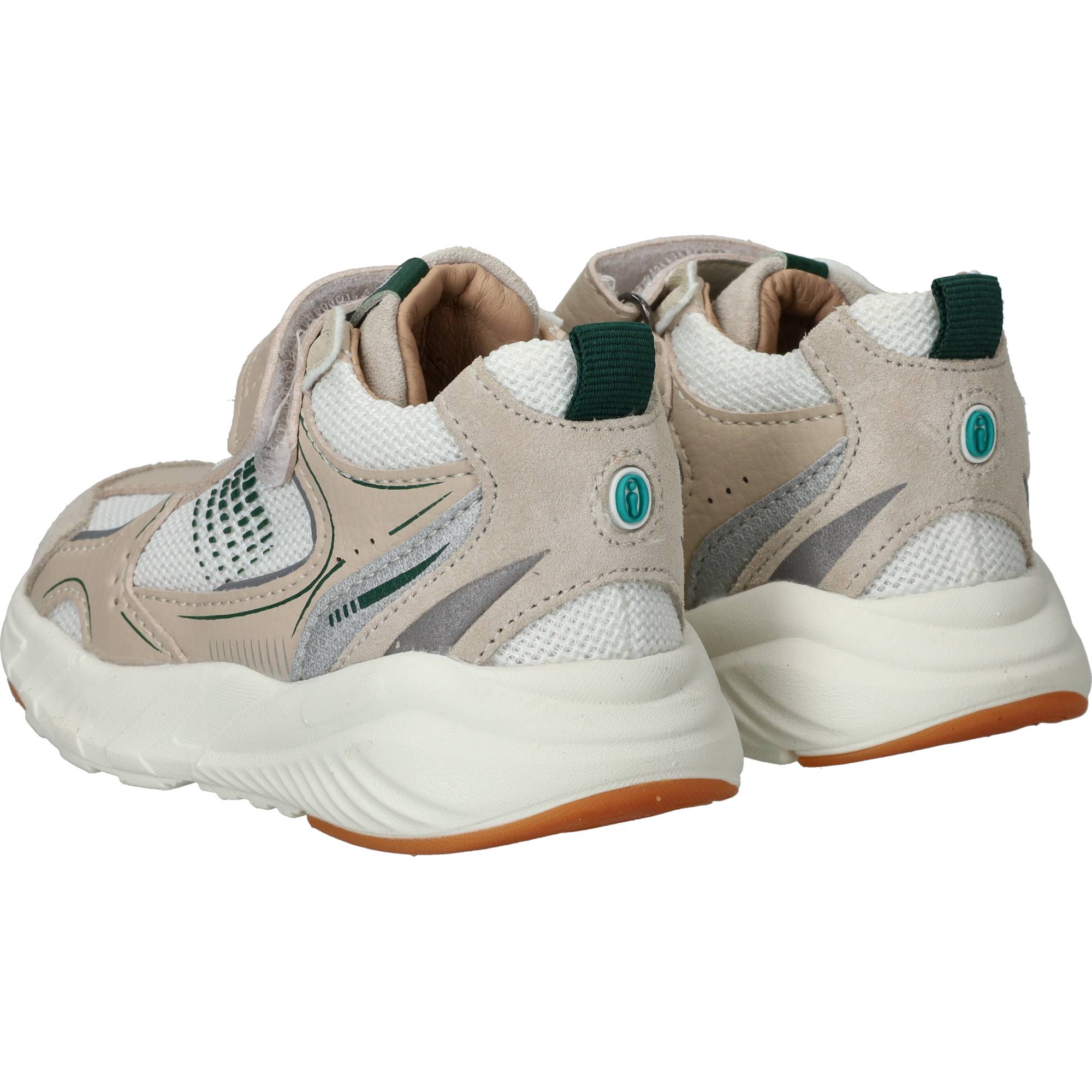 Shoesme Lightweight Sneakers Jongens Beige, sneaker voor jongens – foto 3