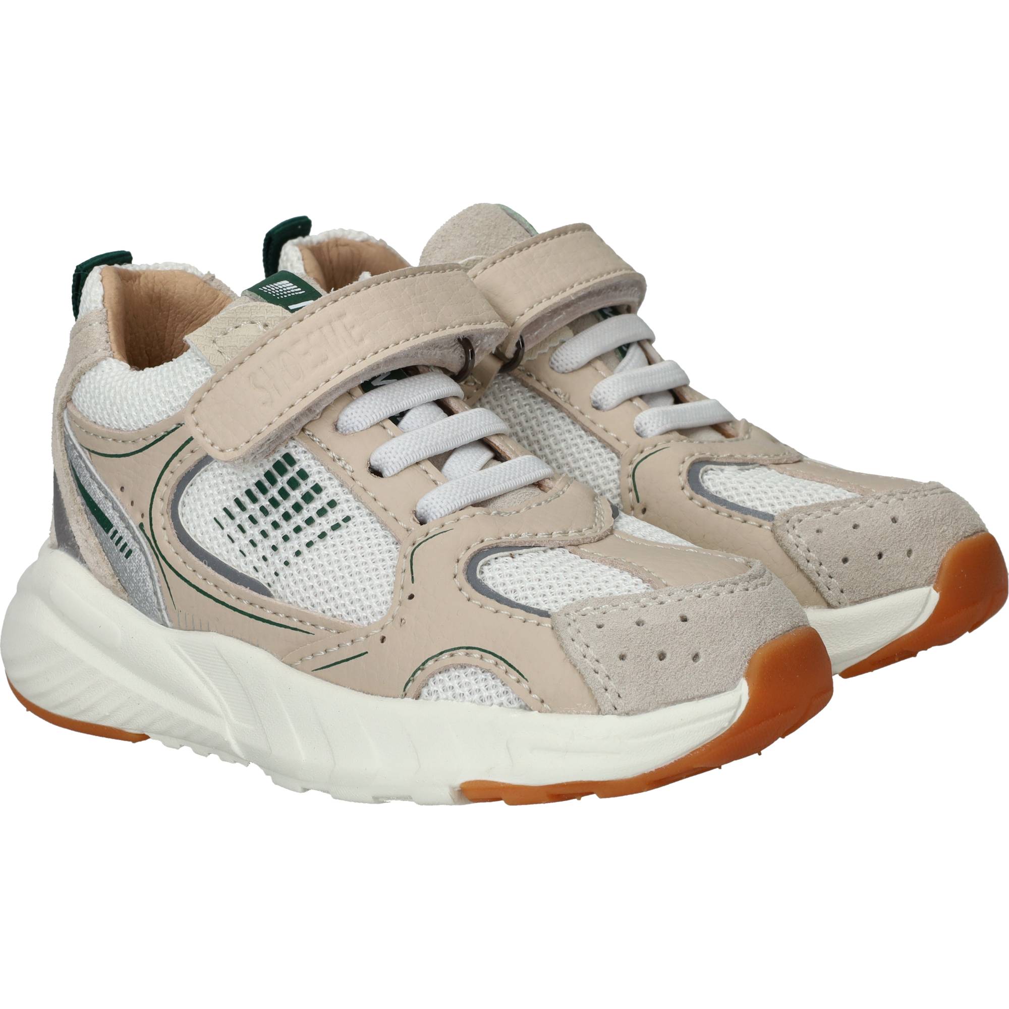 Shoesme Lightweight Sneakers Jongens Beige, sneaker voor jongens – foto 2