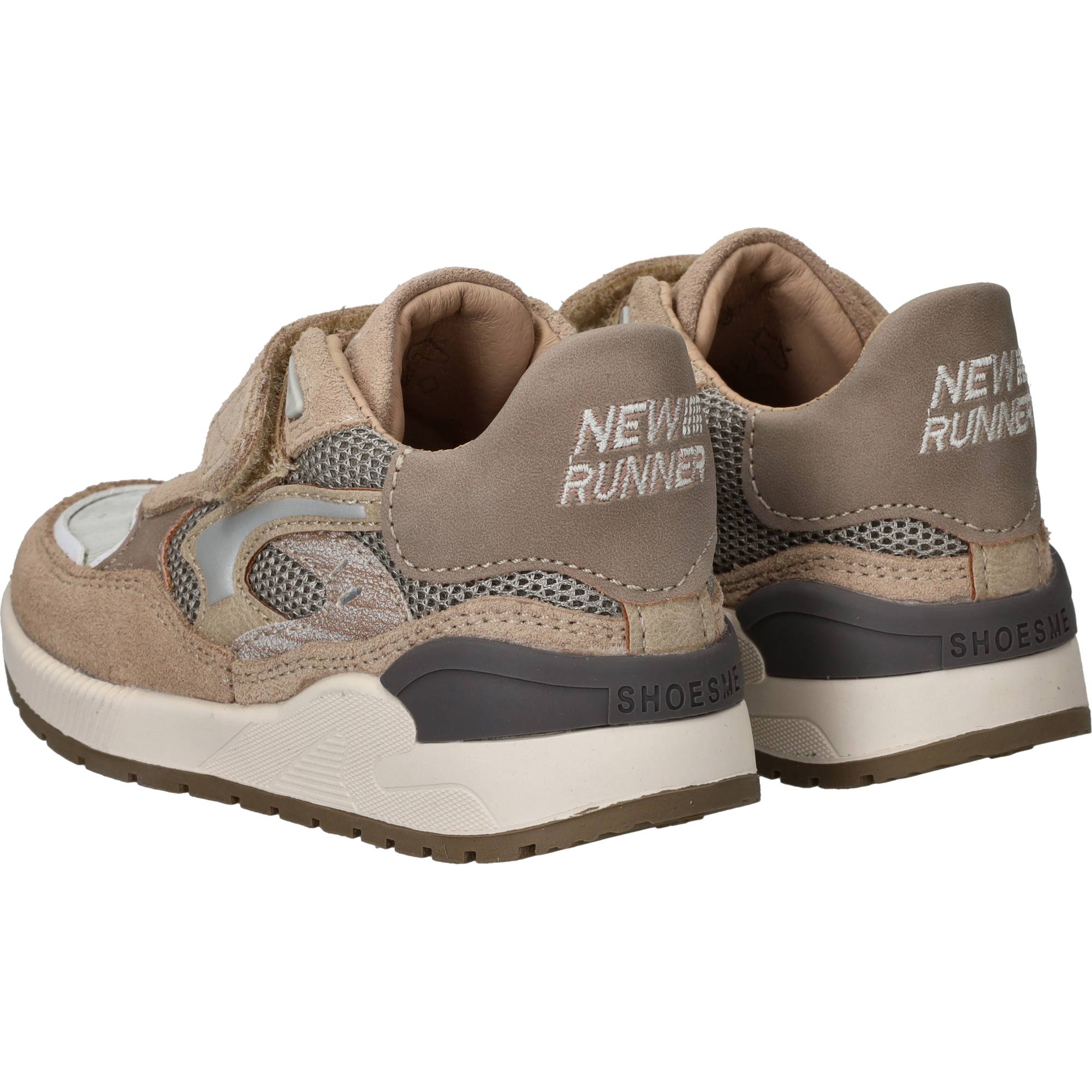 Shoesme Trainers Sneakers Jongens Beige, sneaker voor jongens – foto 3