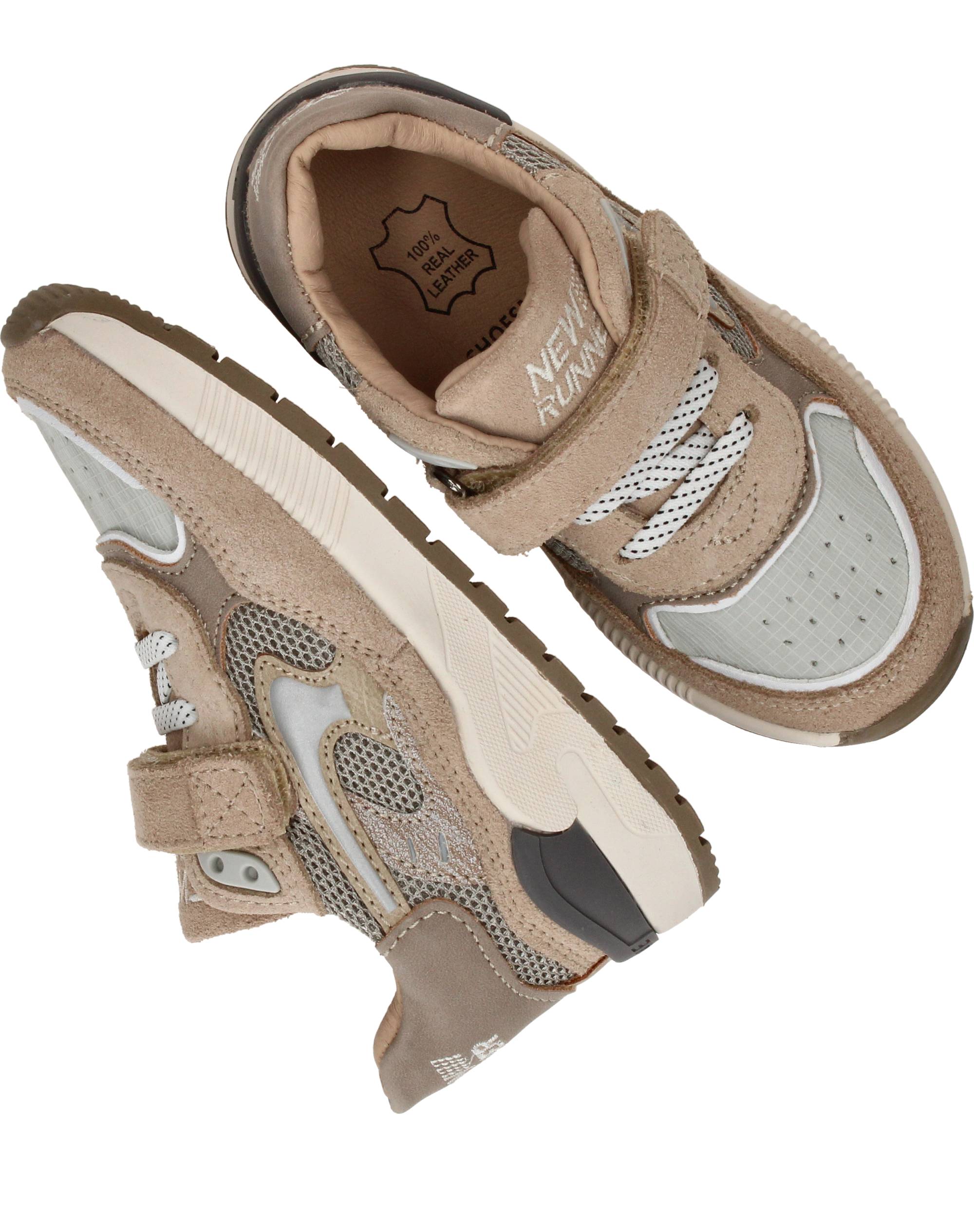 Shoesme Trainers Sneakers Jongens Beige, sneaker voor jongens – foto 4
