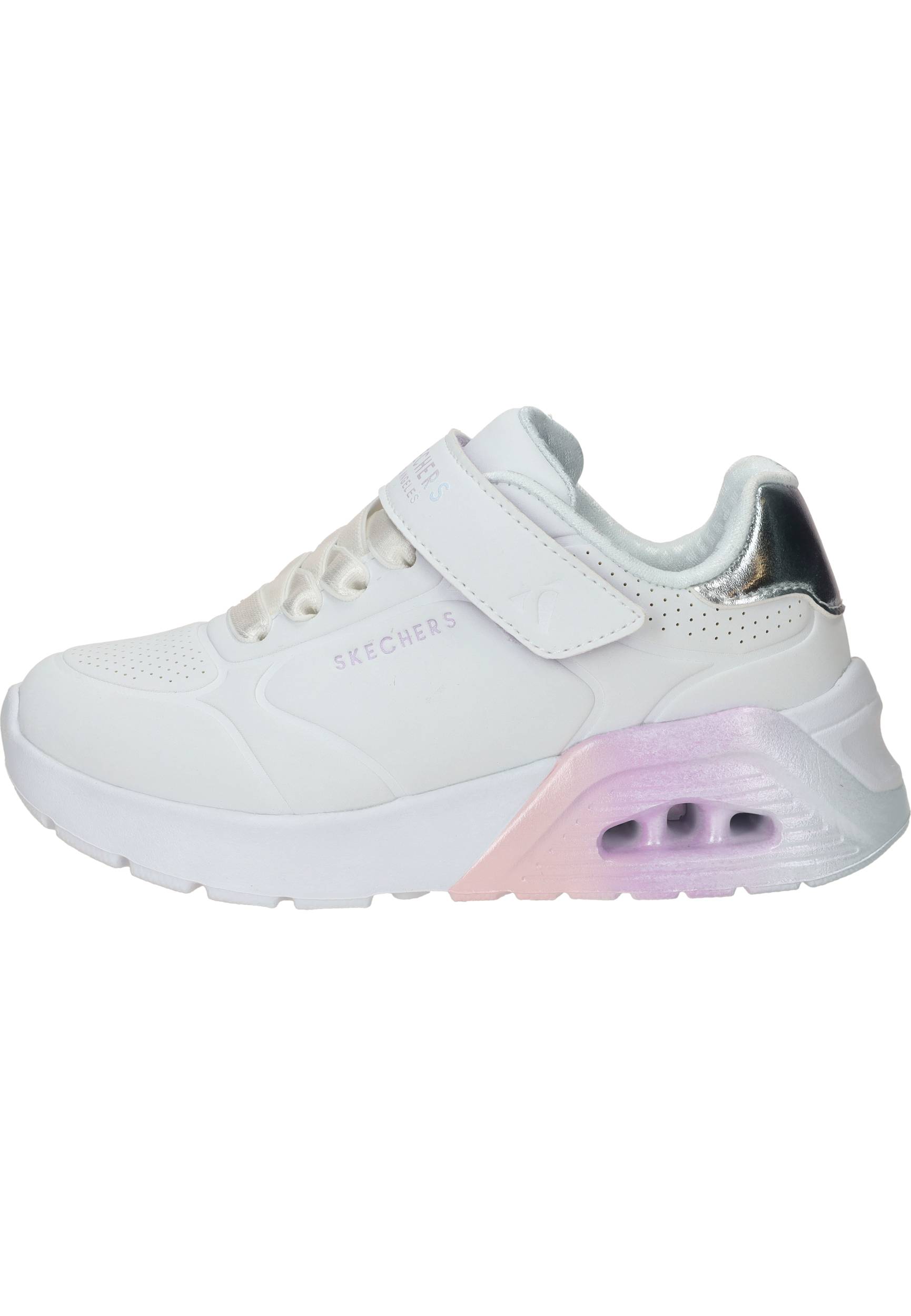 Skechers Uno Lite 2.0 Vivid Metallic Sneakers Meisjes Wit – foto 5