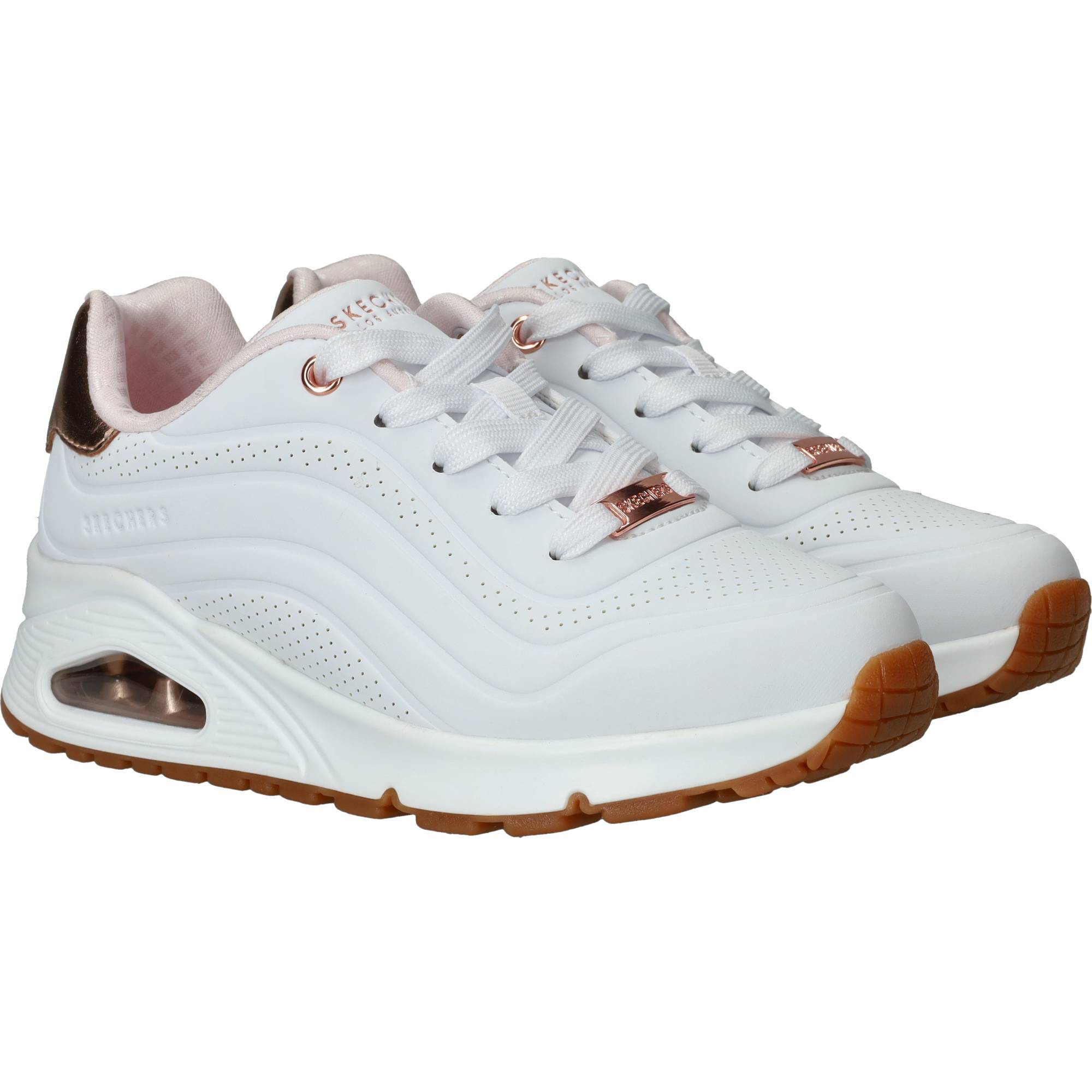 Skechers Uno Gen 1 Sneakers Meisjes Wit