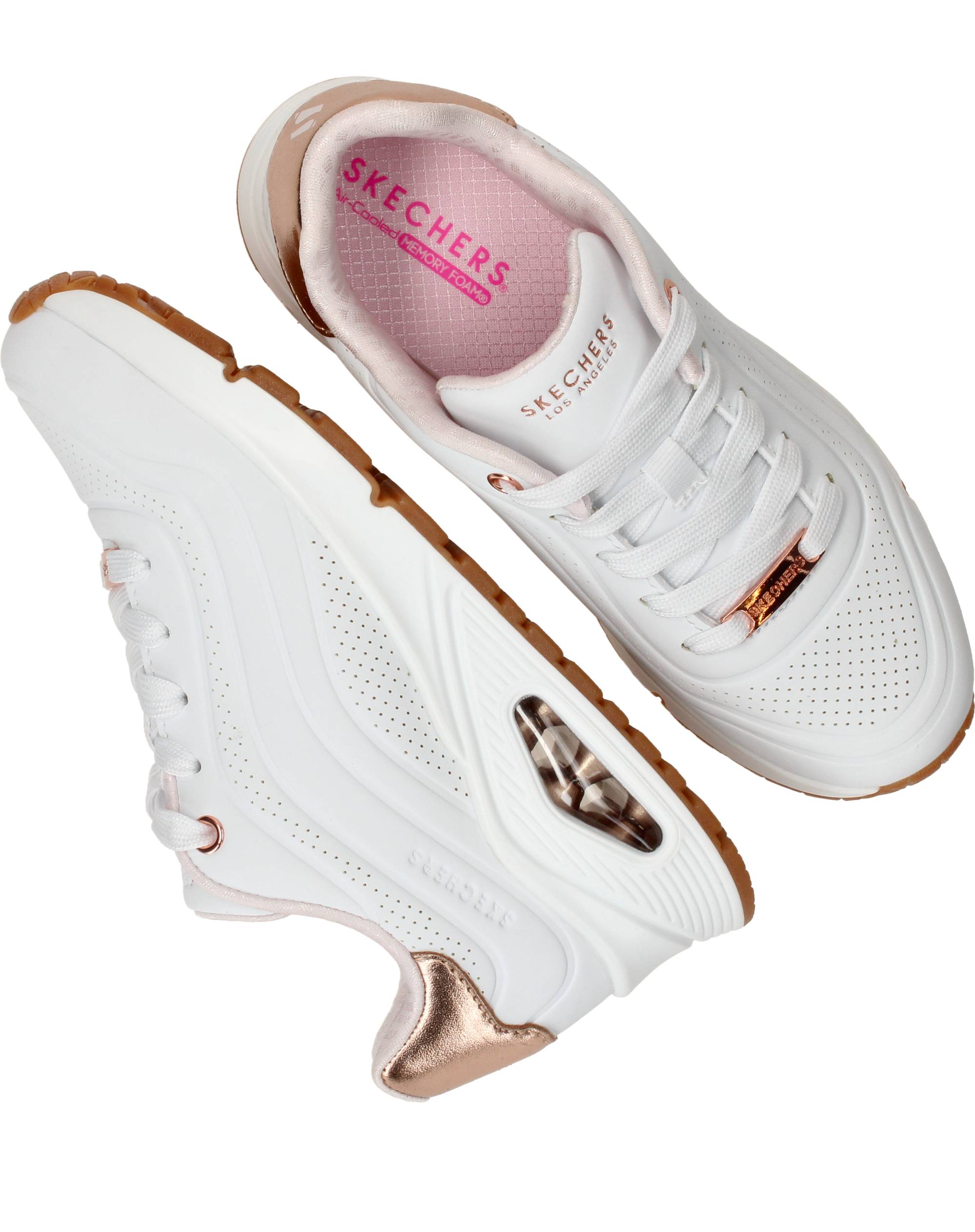 Skechers Uno Gen 1 Sneakers Meisjes Wit – foto 3