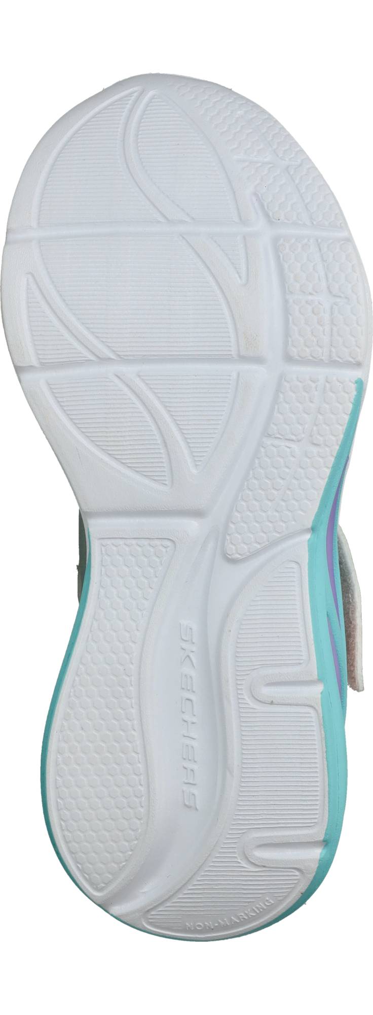 Skechers Cosmic Glow Rainbow Beam Sneakers Meisjes Blauw – foto 5 van 6