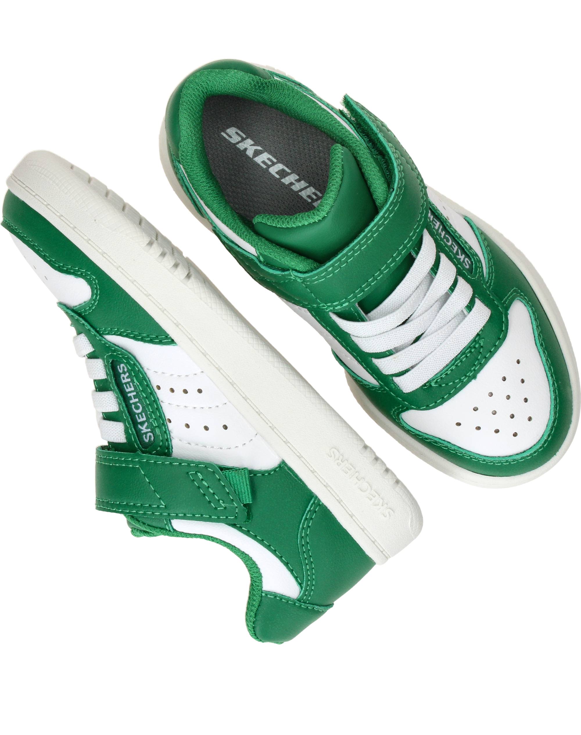 Skechers Quick Street Sneakers Jongens Groen, sneaker voor jongens – foto 4